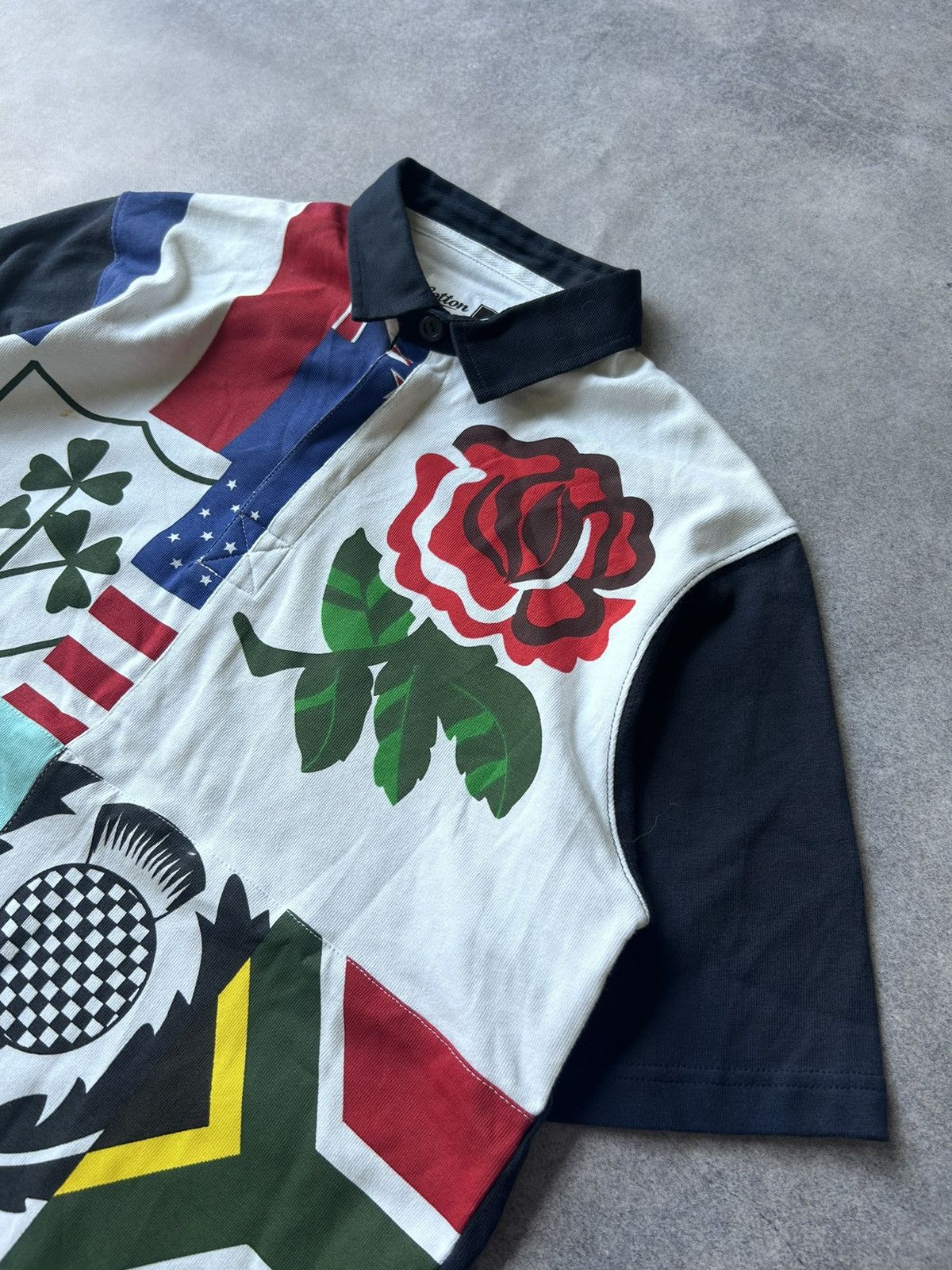 Cotton Traders × Rugby Ralph Lauren Vintage Cotton Traders All print very rare polos shirt mens Size US M / EU 48-50 / 2 - 2 Thumbnail
