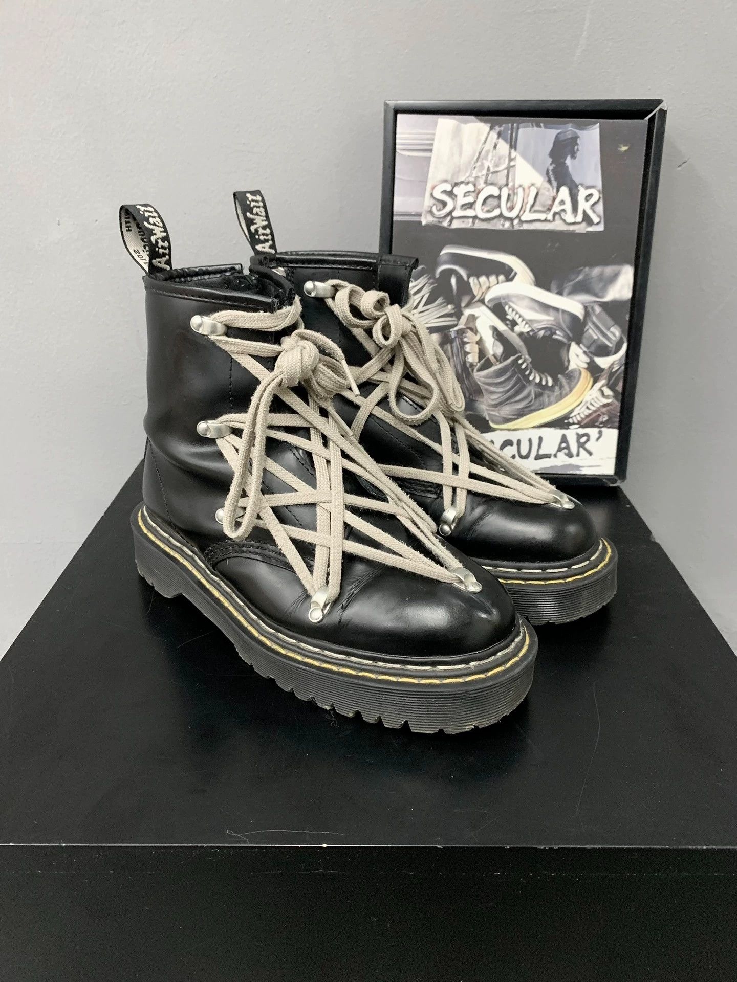 Rick Owens Rick Owens x Dr. Martens collaboration ankle boots Size US 6.5 / IT 36.5 - 4 Thumbnail