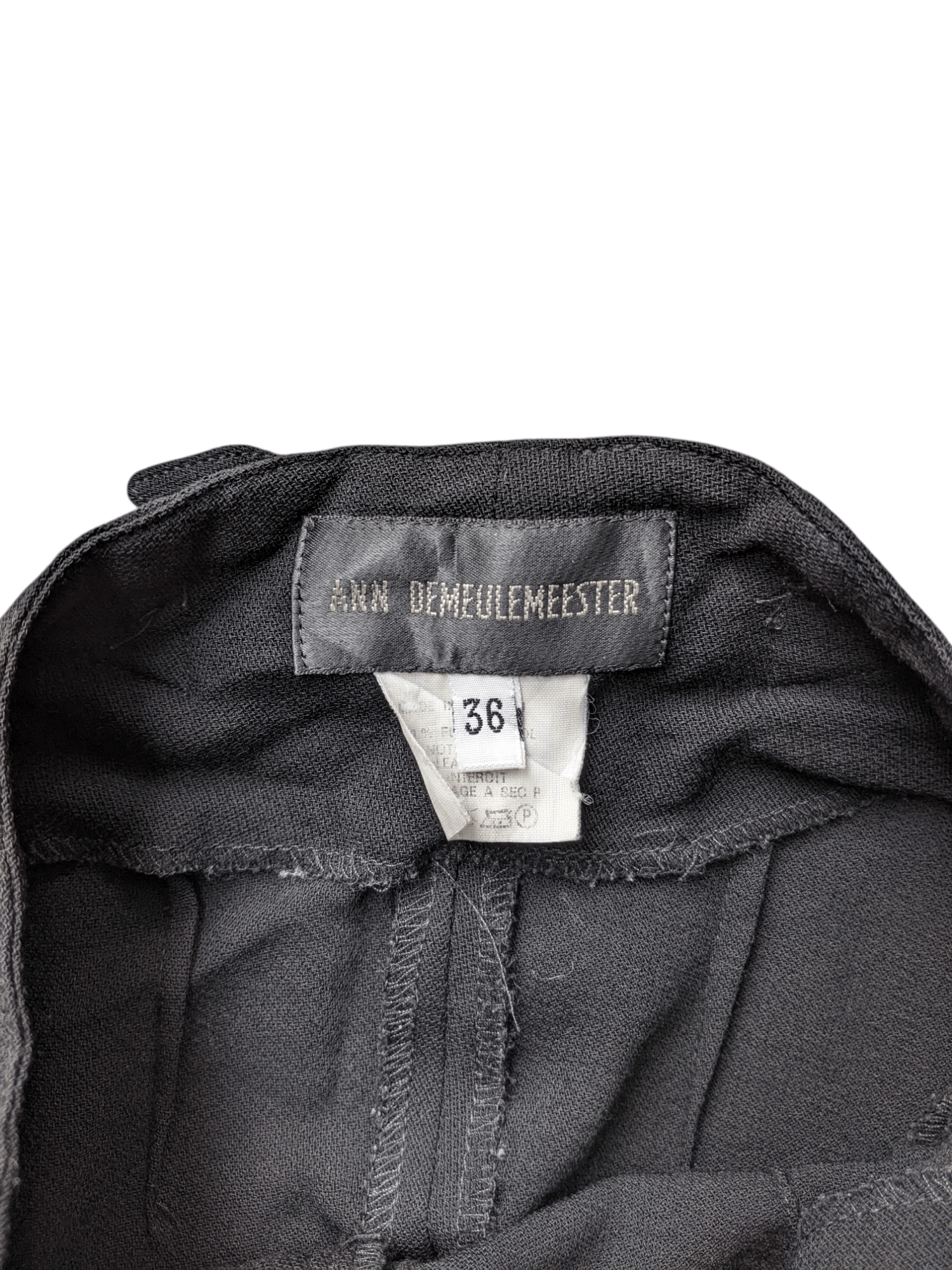 Ann Demeulemeester Ann Demeulemeester Buckle Back Pants Size 25" / US 0 / IT 36 - 3 Thumbnail