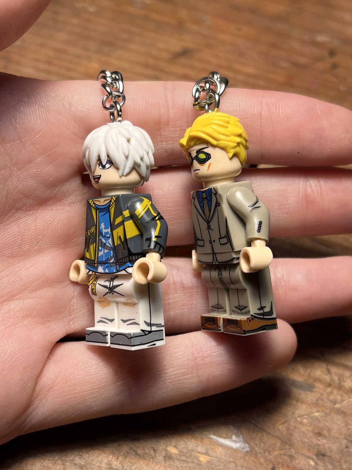 Anime Nanami gojo Jujutsu Kaisen anime minifigure keychain keyring Size ONE SIZE - 7 Thumbnail