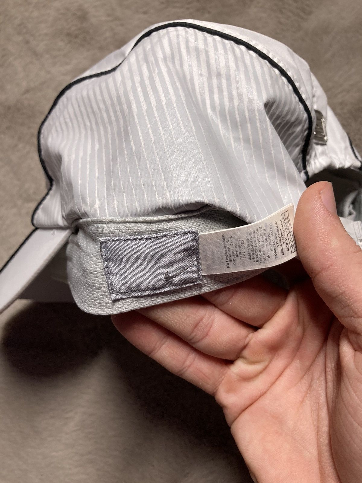 Nike × Vintage ⛩️Vintage Nike cap Y2K 5panel Hat Cap Rare drill shox like tn Size ONE SIZE - 6 Thumbnail