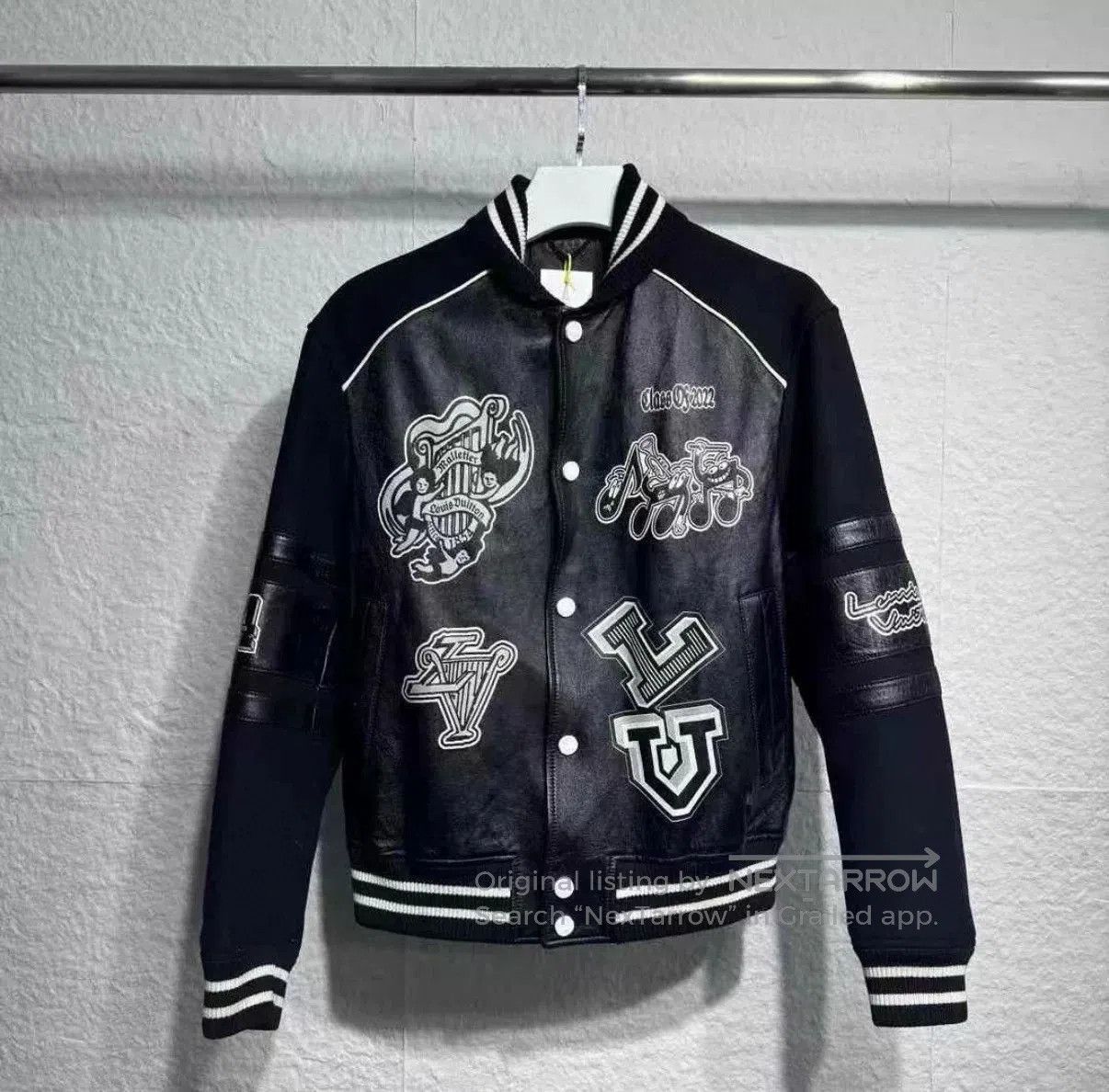 Louis Vuitton Louis Vuitton SS23 Portrait Logo Leather Sleeve Jacket. Size US M / EU 48-50 / 2 - 1 Thumbnail