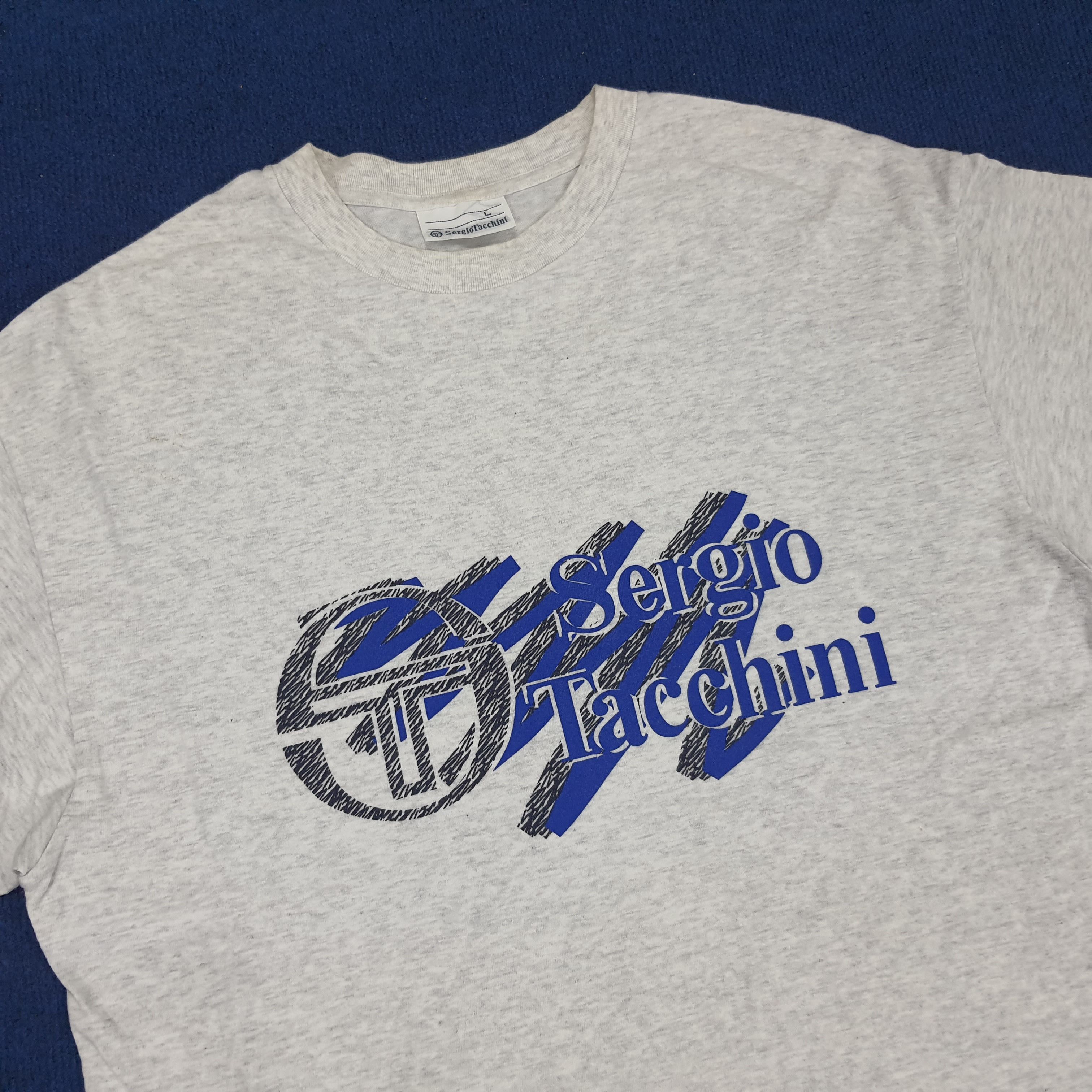 Ambush Design × Sergio Tacchini Vintage Sergio Tacchini T-shirt Size US XL / EU 56 / 4 - 2 Thumbnail