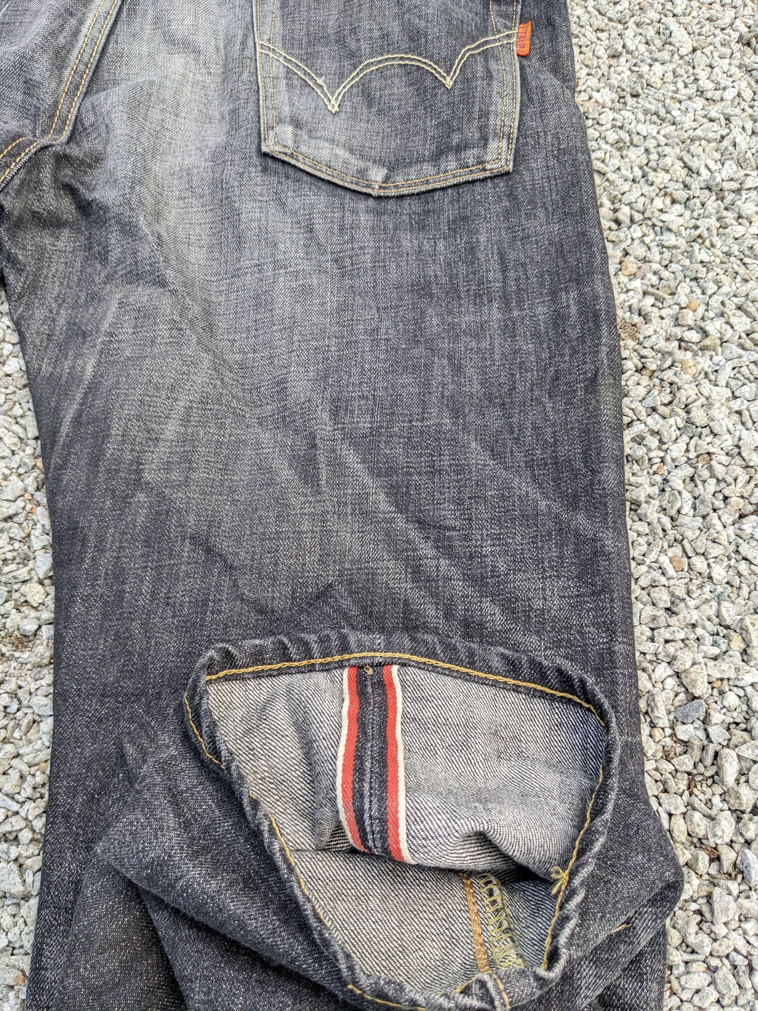 If Six Was Nine × Japanese Brand Vintage Edwin 505zX Stonewashed Faded SelvedgeJapanese Denim Size US 36 / EU 52 - 4 Thumbnail