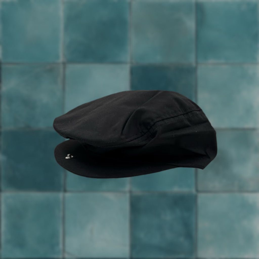 Vintage VINTAGE flat cap hat Cabbie drivers NWOT deadstock 90s Made in USA Black size S Mens Size ONE SIZE - 1 Thumbnail