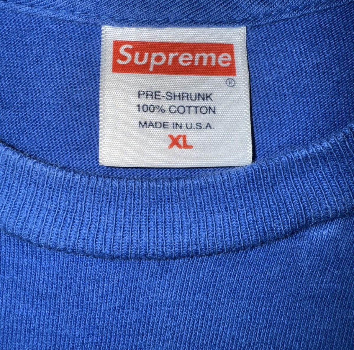 Supreme Supreme SS18 royal blue gonz tee Size US XL / EU 56 / 4 - 3 Thumbnail