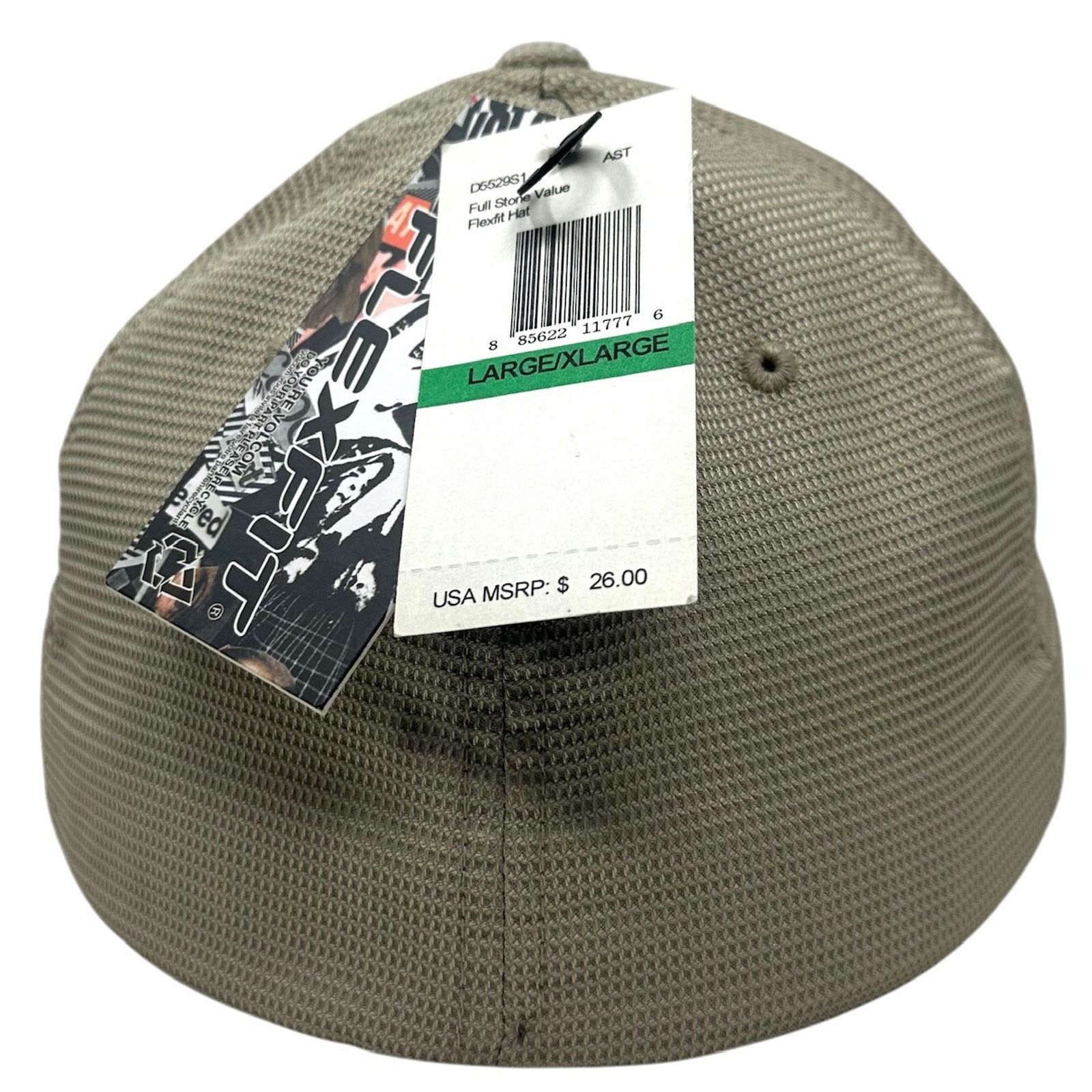 Volcom Volcom Men's Hat Full Stone Value FlexFit Embroidered Cap Size ONE SIZE - 4 Thumbnail