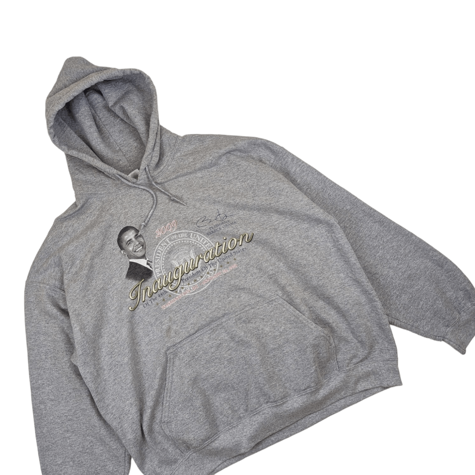 Gildan BARACK OBAMA First Inauguration 2009 Hoodie Size US XL / EU 56 / 4 - 2 Thumbnail