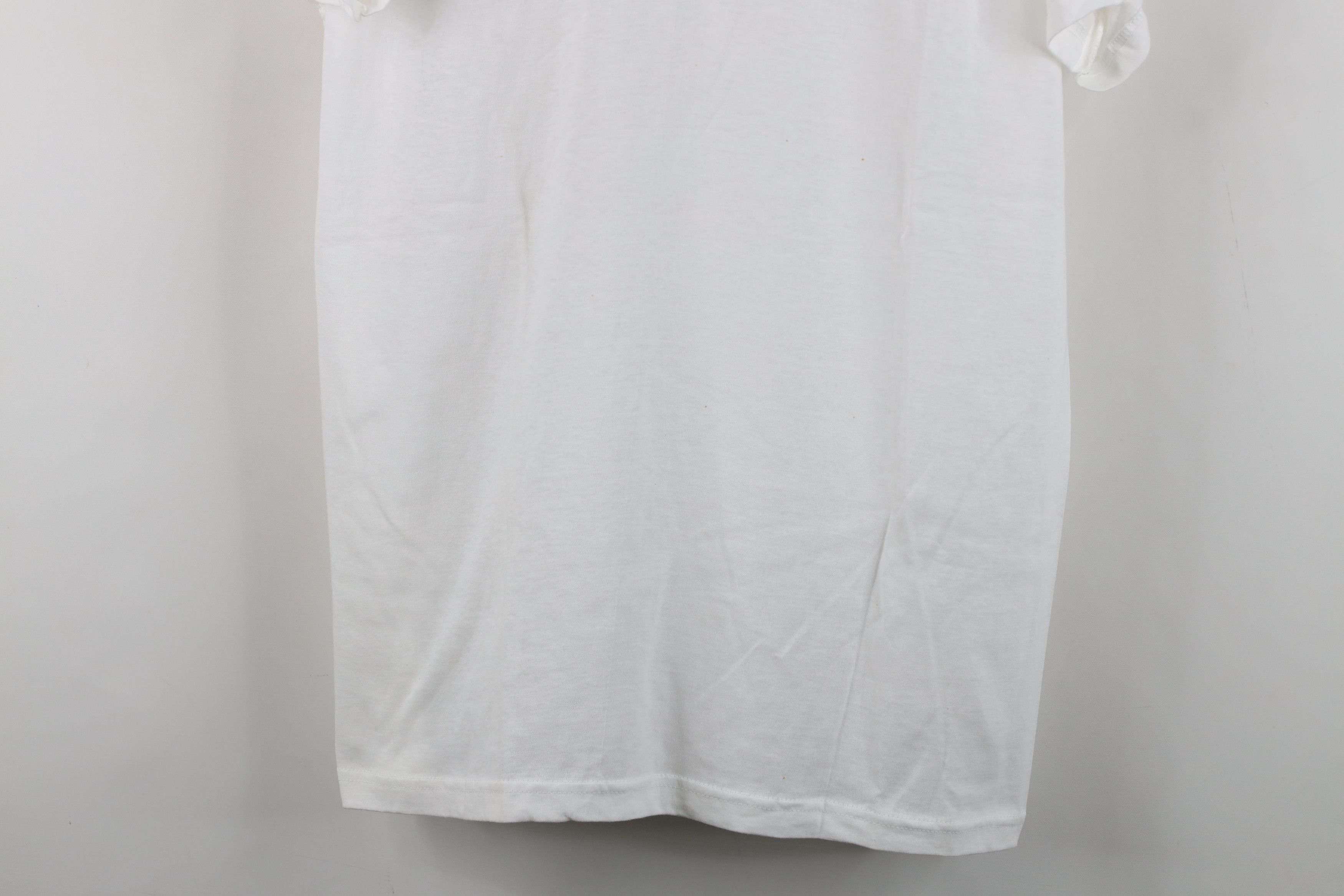 Vintage Vintage 90s Streetwear Cotton Short Sleeve T-Shirt White Size US L / EU 52-54 / 3 - 3 Thumbnail