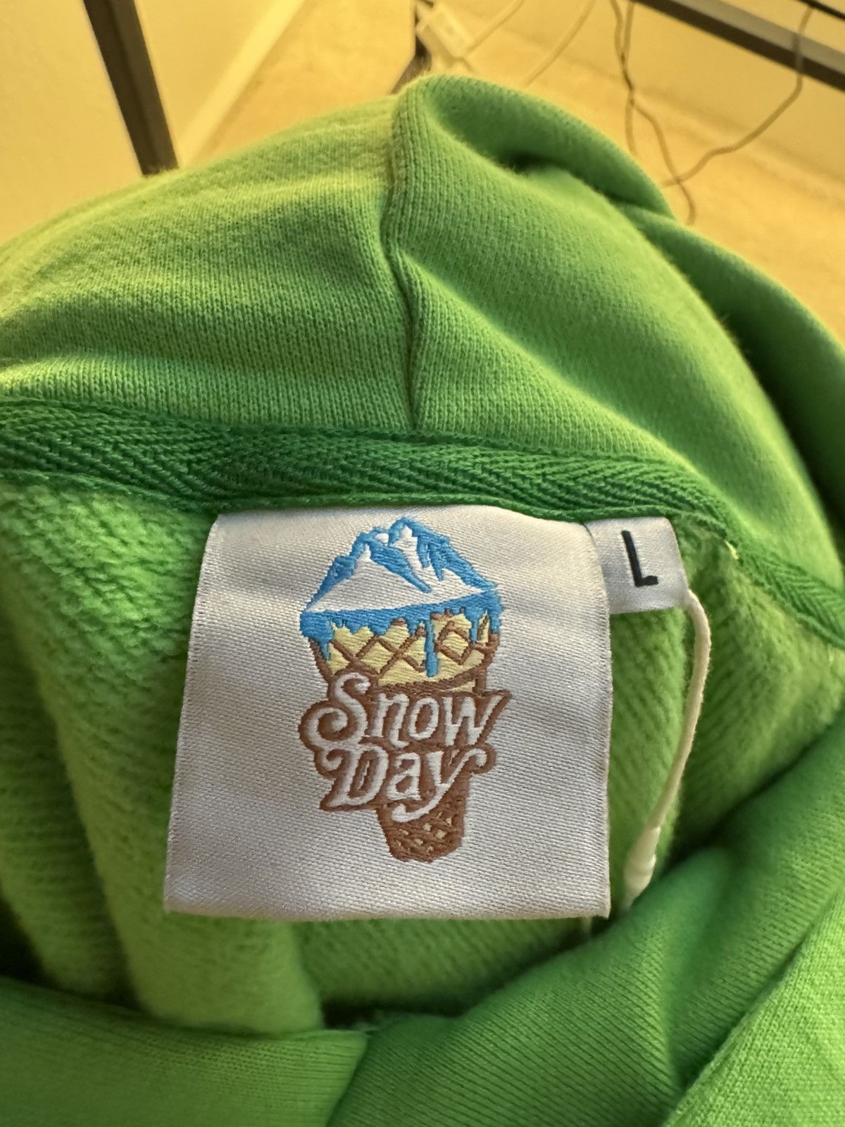 Snowday Snowday Thanks Fam Hoodie Green Size US L / EU 52-54 / 3 - 3 Thumbnail