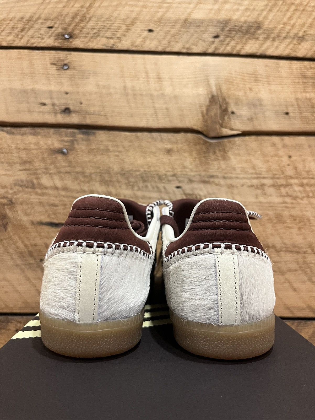 Adidas × Wales Bonner adidas x Wales Bonner Samba Pony Cream White Gum IE0586 Size US 8.5 / EU 41-42 - 3 Thumbnail