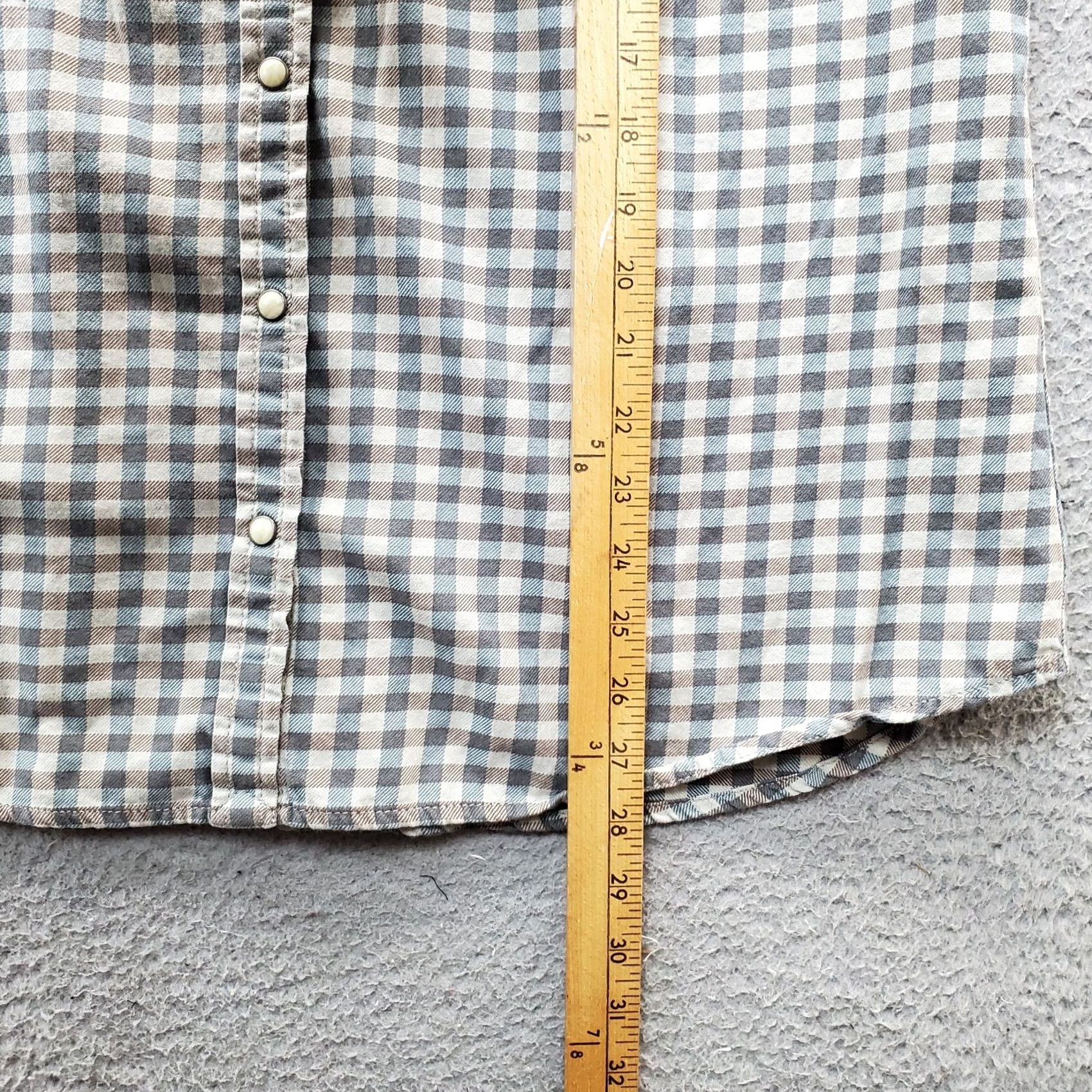 Harley Davidson Harley-Davidson Motorcycles Shirt Womens XL Multicolor Check Pearl Snap Button Down Size XL / US 12-14 / IT 48-50 - 6 Thumbnail