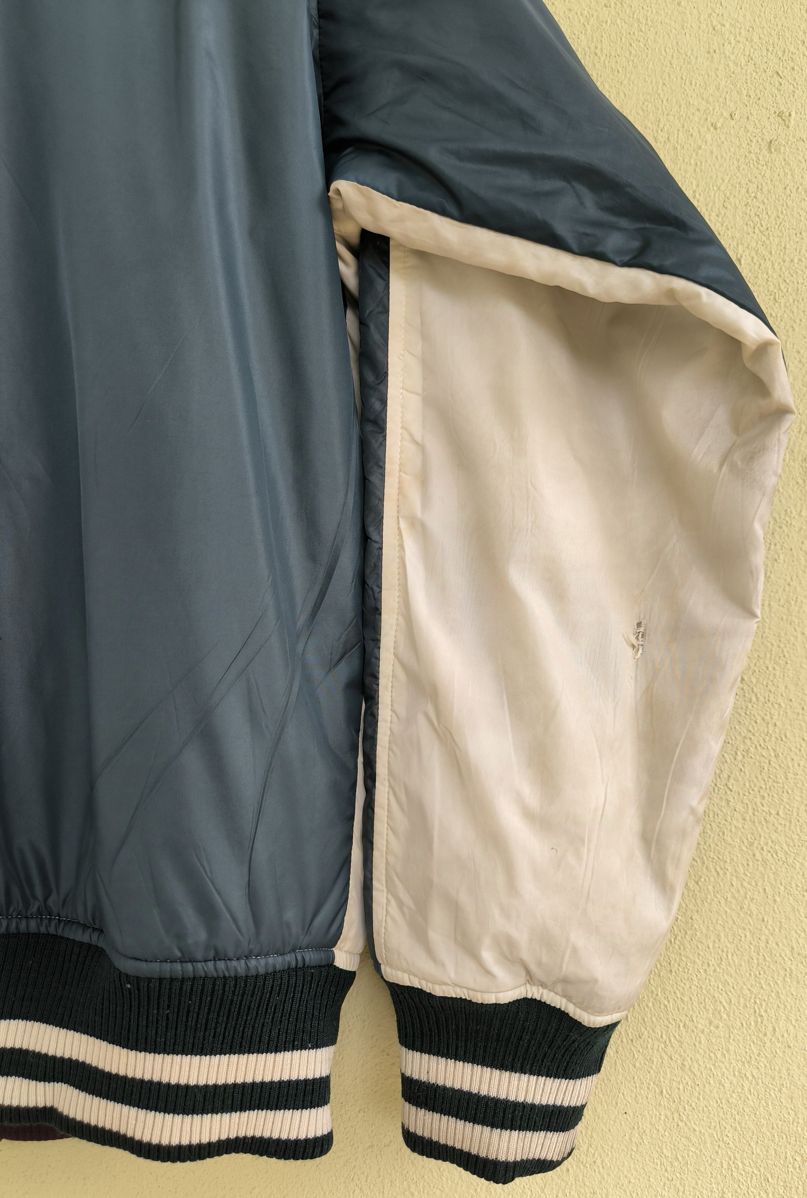 Japanese Brand ROCSTAR by REAL MAD HECTIC reversible nylon bomber jacket Size US L / EU 52-54 / 3 - 16 Thumbnail