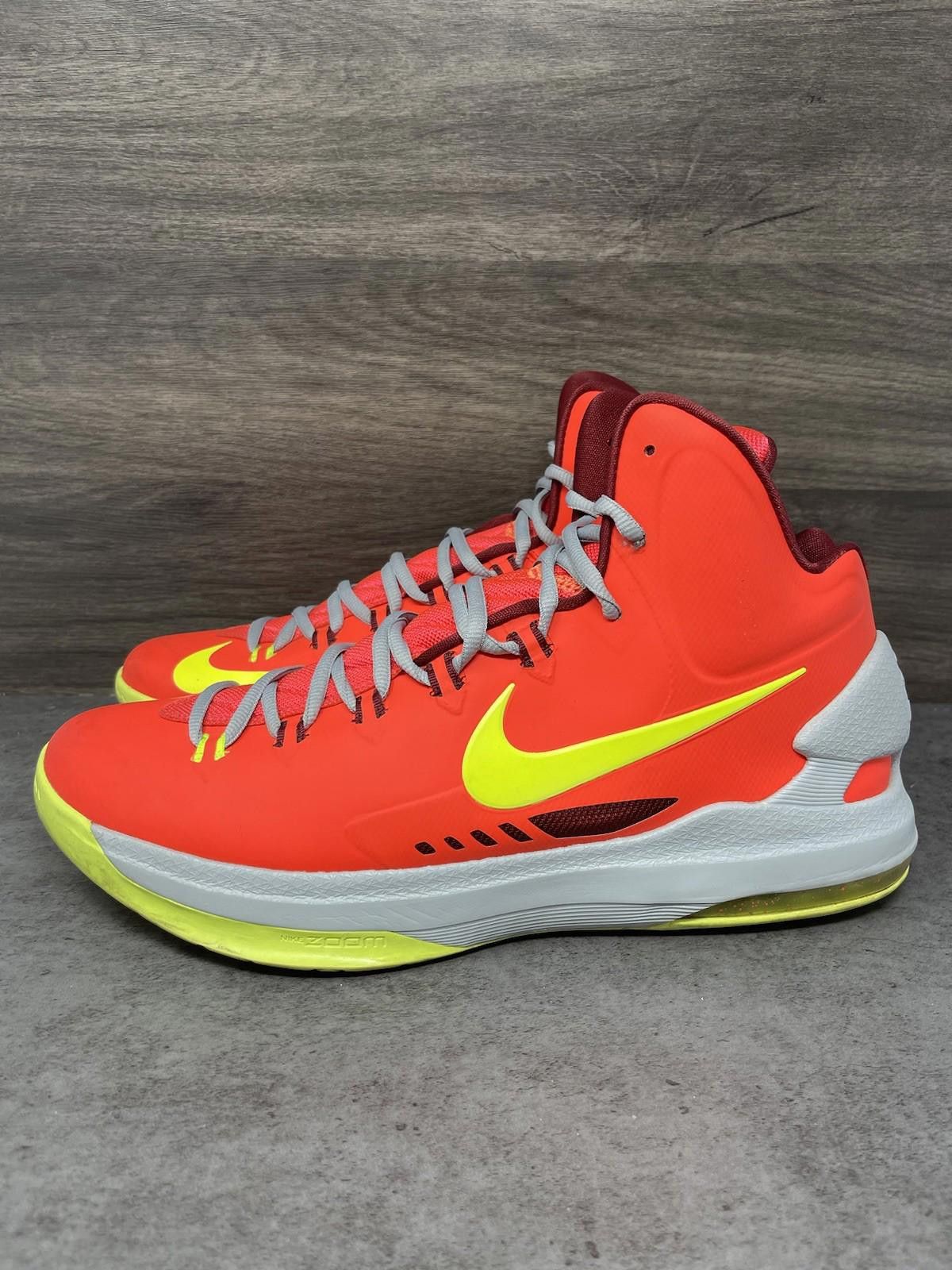 Nike Nike KD 5 DMV Mens Size 13 Shoes Orange Yellow Basketball Size US 13 / EU 46 - 1 Thumbnail