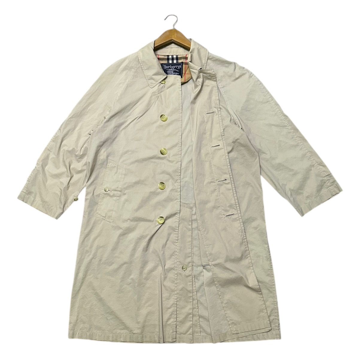 Burberry 90s vintage Burberry Pimlico raglan-sleeve trench coat Size US L / EU 52-54 / 3 - 6 Thumbnail