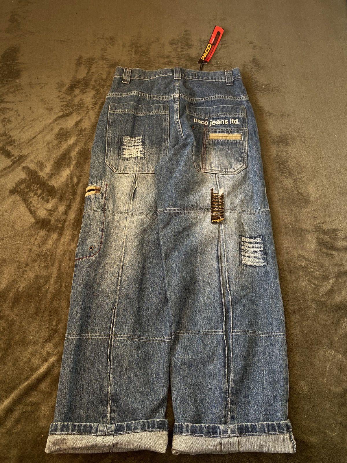 Japanese Brand Paco X JNCO Rap LTD Y2K Wide Rap Skate Vintage Jeans Size US 30 / EU 46 - 7 Thumbnail