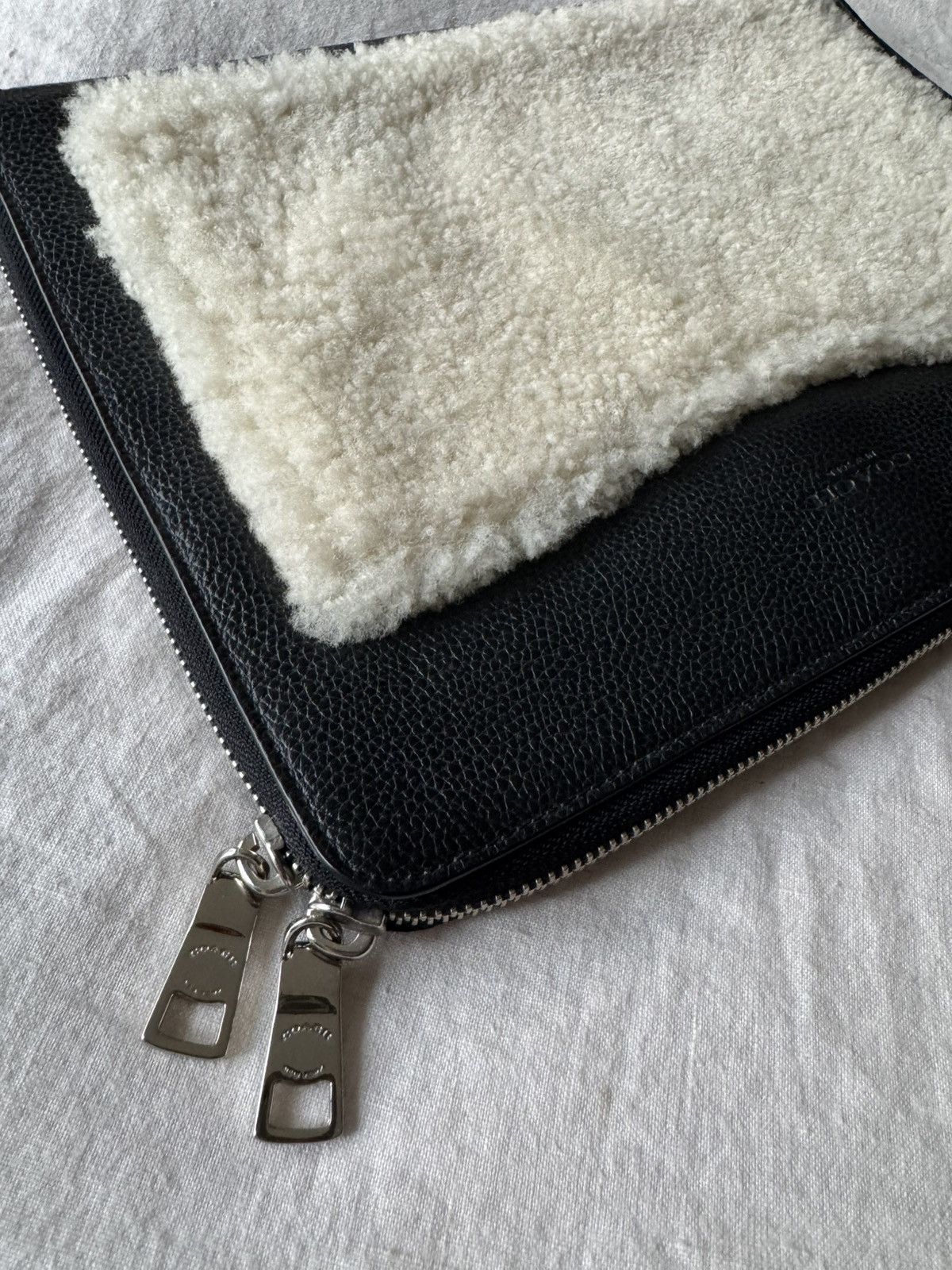 Coach Coach shearling portfolio clutch Size ONE SIZE - 8 Thumbnail