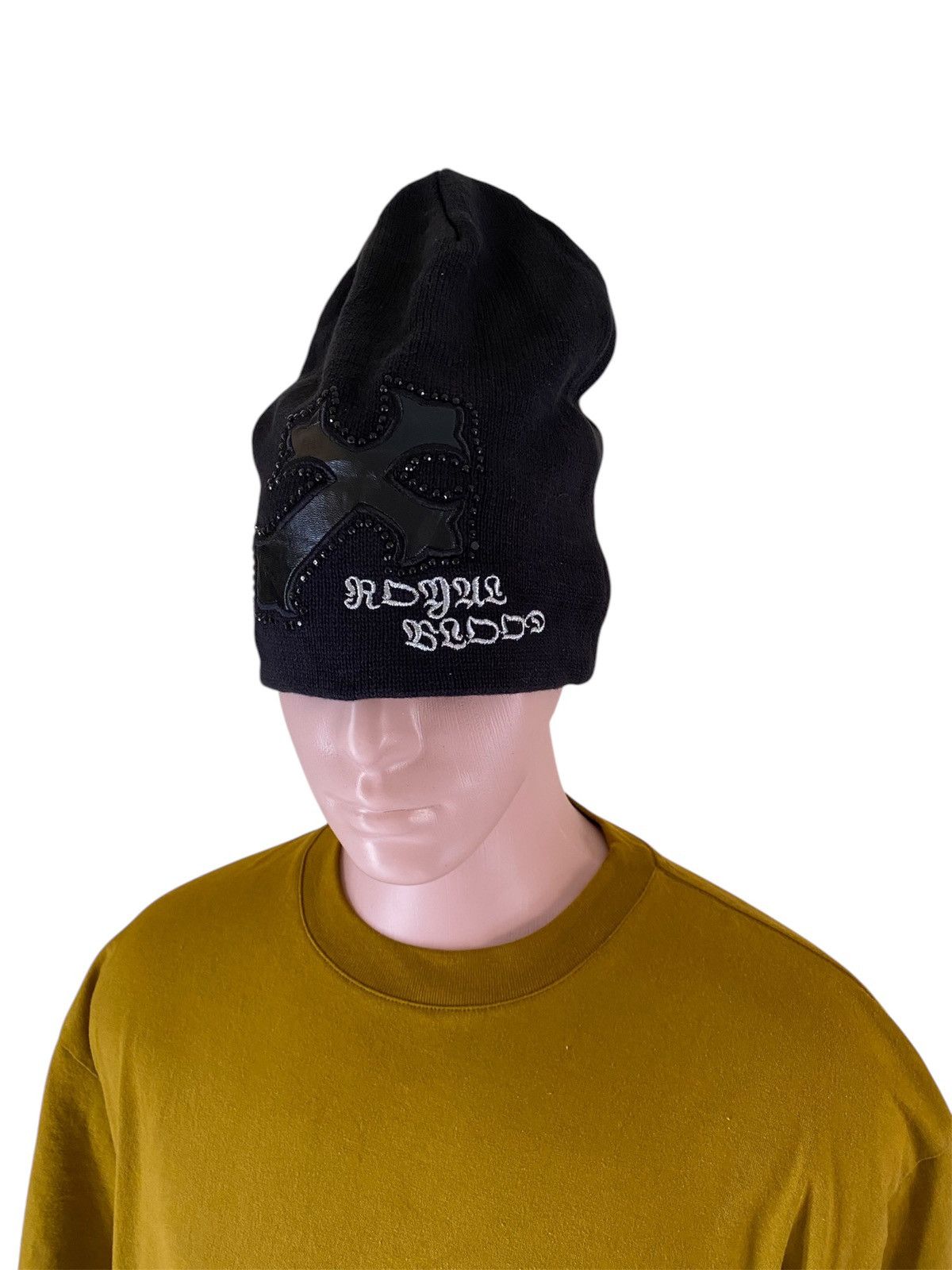 00s archive L.G.B. knit cap cross beret