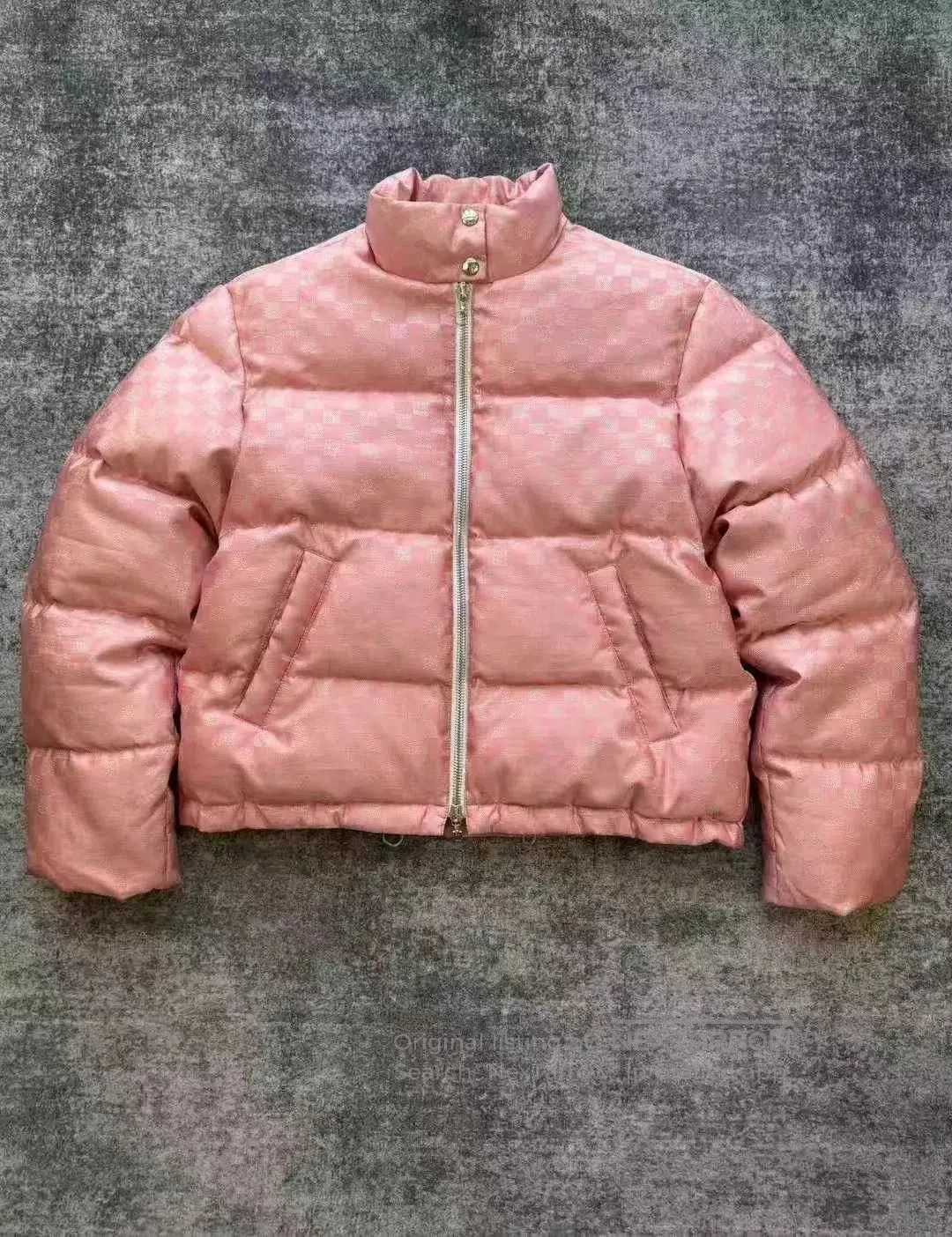 Louis Vuitton Louis Vuitton Pink Quilted Down Jacket. Size XXS / US 00 / IT 34 - 1 Thumbnail