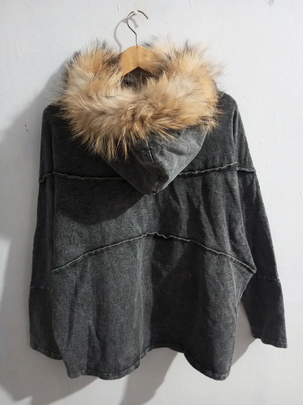 If Six Was Nine × Japanese Brand × Le Grande Bleu (L.G.B.) Vintage pattern Torso denim stretch fur hoodies Size US L / EU 52-54 / 3 - 8 Thumbnail