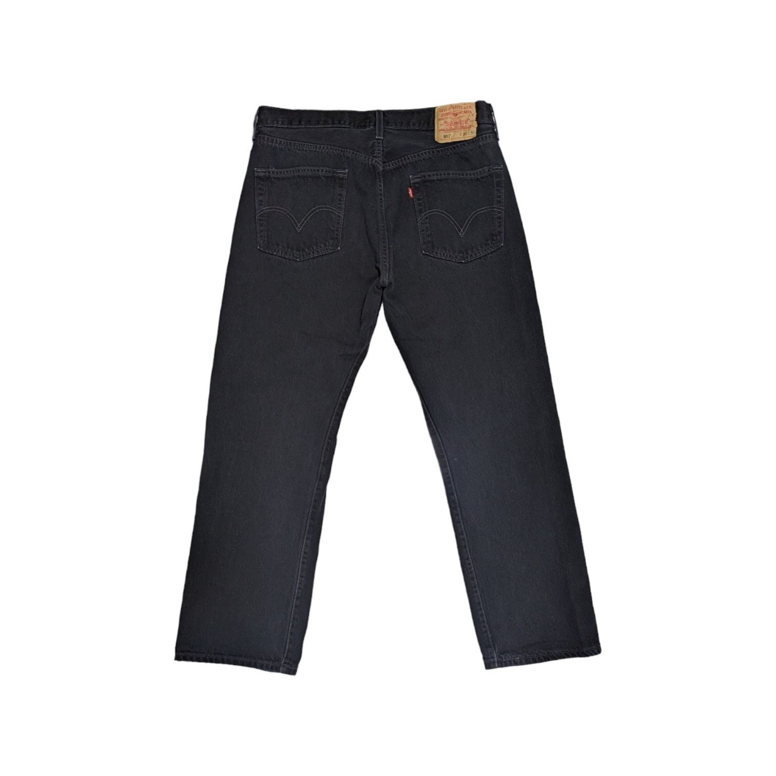 Levi's × Levi's Vintage Clothing × Vintage Vintage Levis 501 Jeans Y2K Mens 36 x 30 Black Charcoal Wash Size 36" / US 14 / IT 50 - 2 Thumbnail