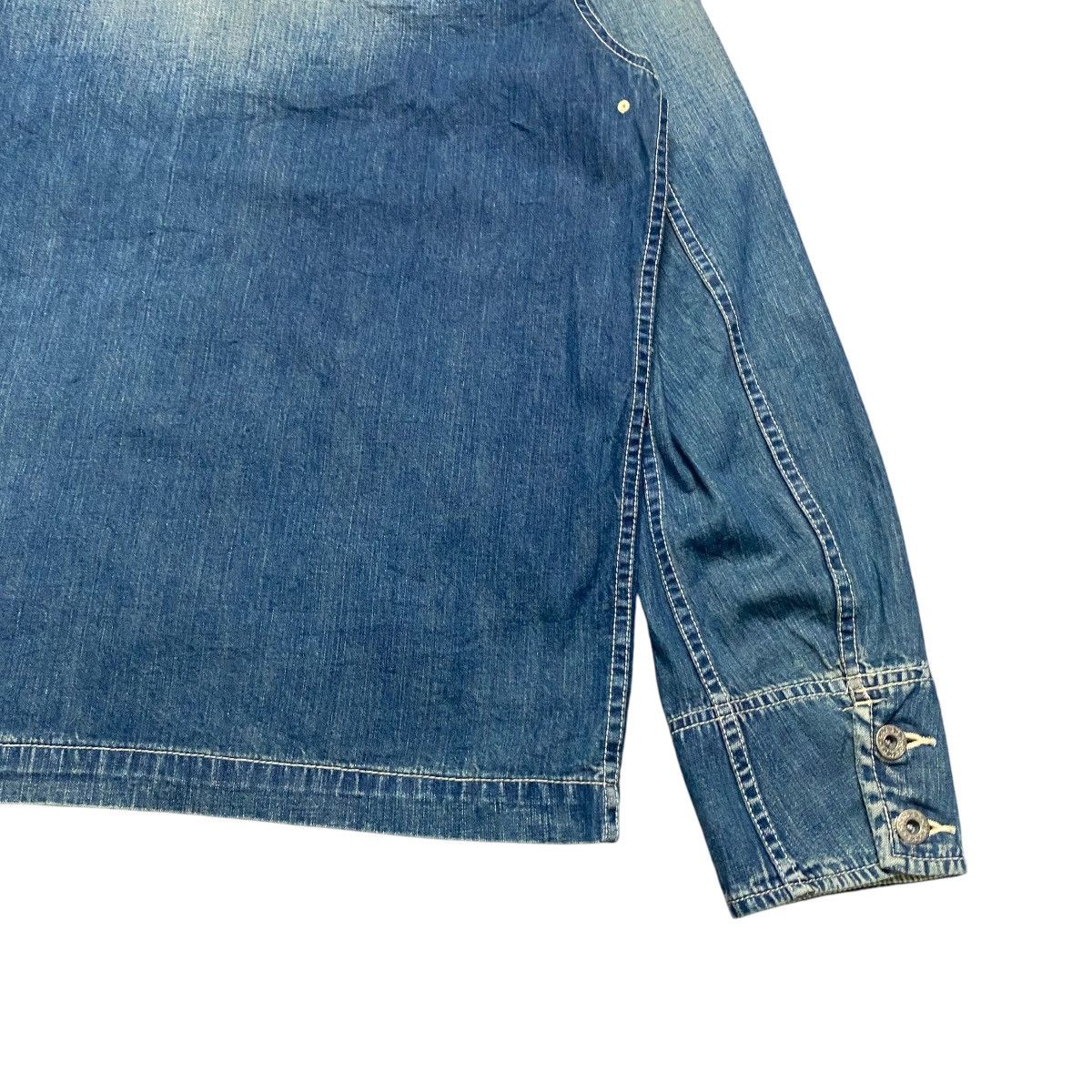 Sophnet. Sophnet US Navy Shawl Collar Denim Jacket Size US M / EU 48-50 / 2 - 11 Thumbnail