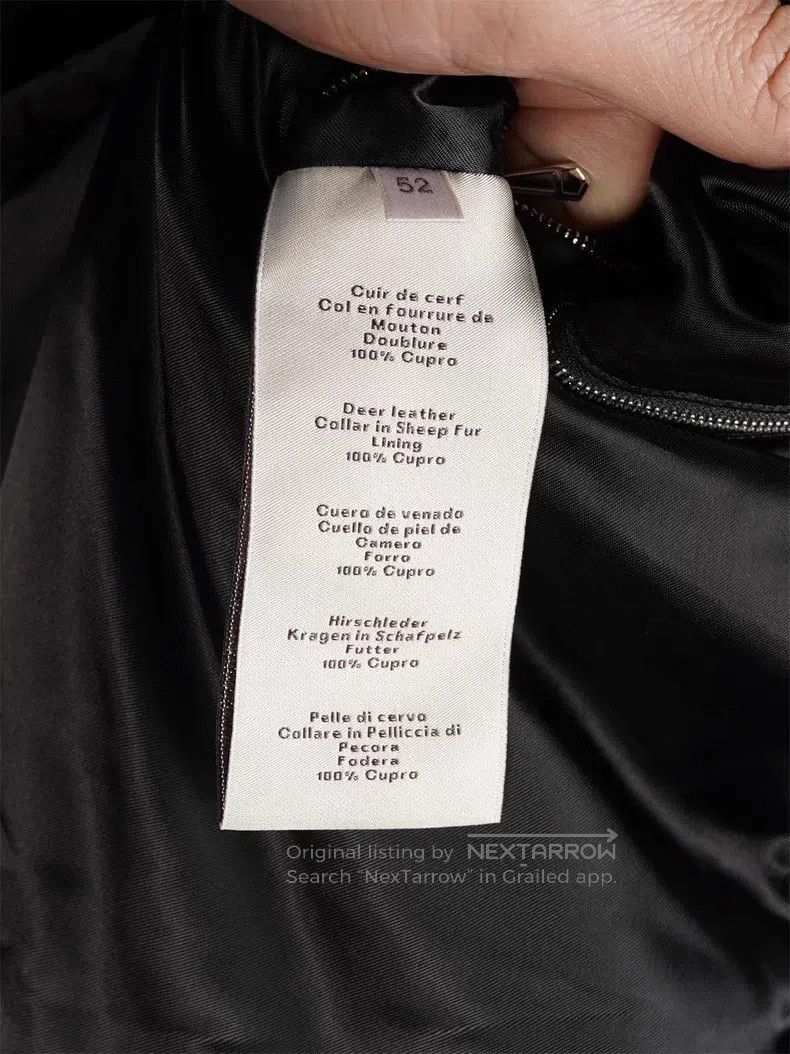 Hermes Hermes Deerhide Thin Insulated Leather Jacket Size US L / EU 52-54 / 3 - 9 Thumbnail