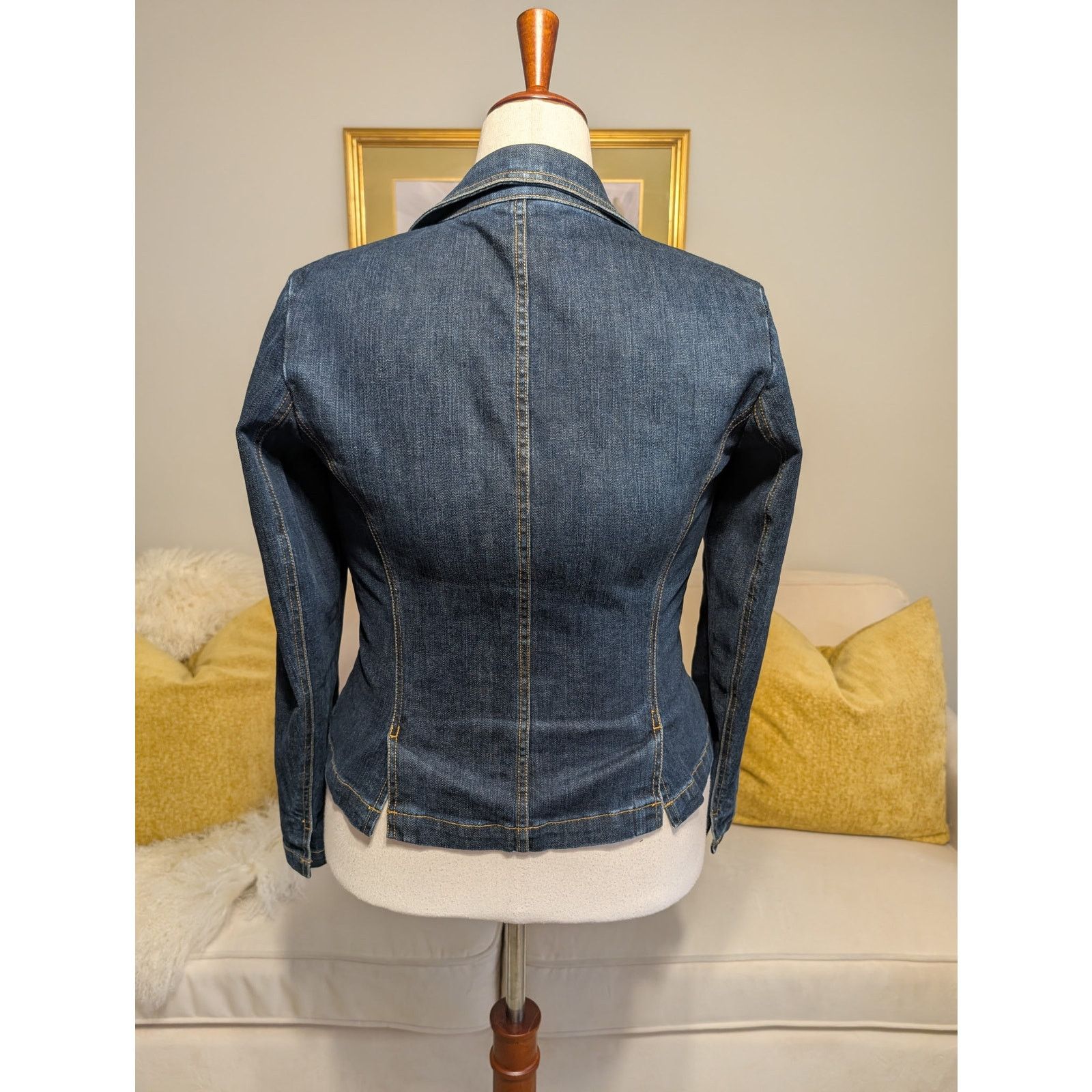 Other Talbots Women’s Stretch Denim Jean Jacket – Size 12 Size XL / US 12-14 / IT 48-50 - 3 Thumbnail