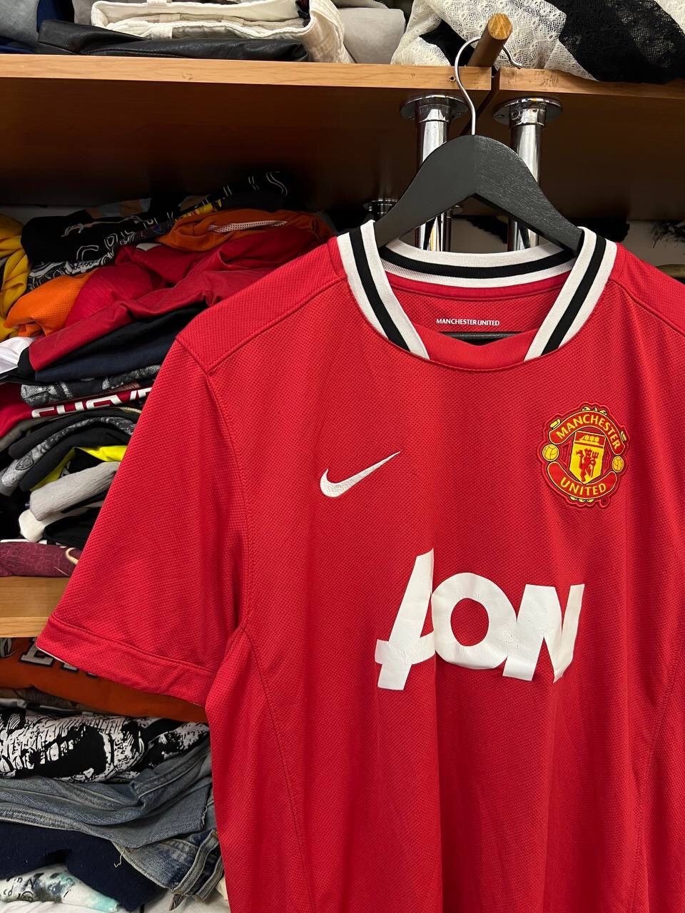 Nike Manchester United Nike soccer jersey aon red L Size US L / EU 52-54 / 3 - 2 Thumbnail