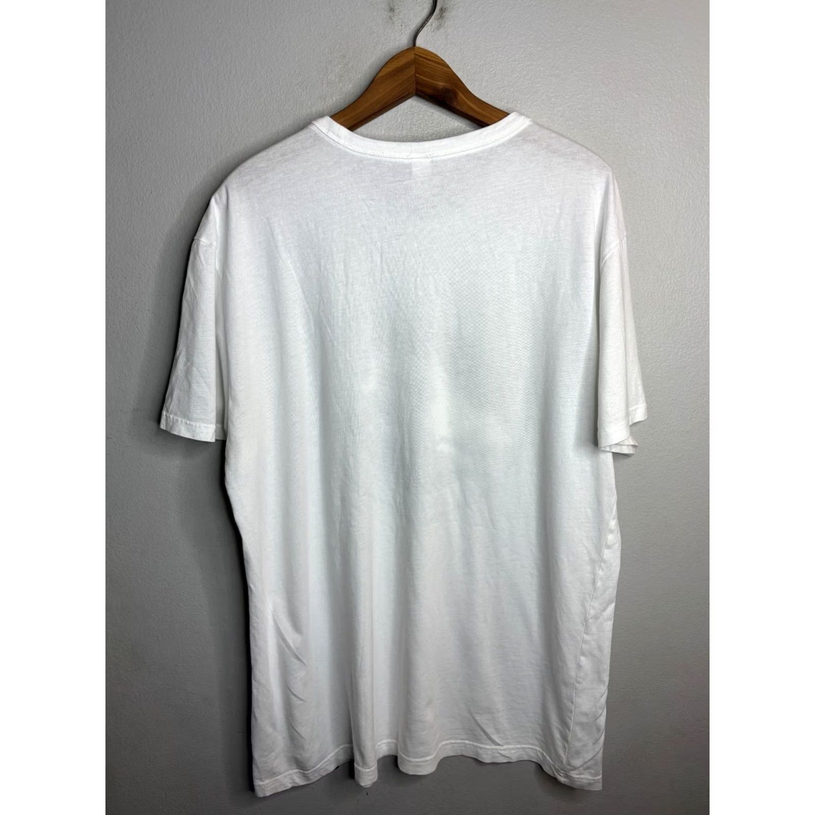 G-Star G-Star Raw T-Shirt Men's Size 2XL White 3301 Logo Spell Out Stars Size US XXL / EU 58 / 5 - 5 Thumbnail