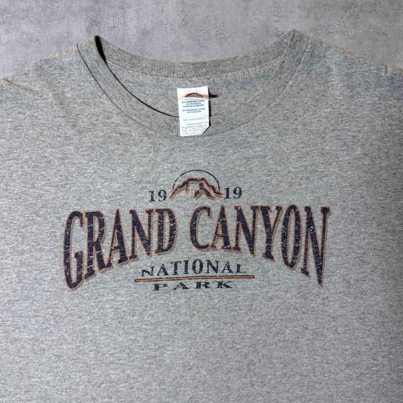 Delta Delta Grand Canyon National Park USA Tourist Spellout Graphic Grey T-Shirt XL Mens XXL? Size US XL / EU 56 / 4 - 4 Thumbnail