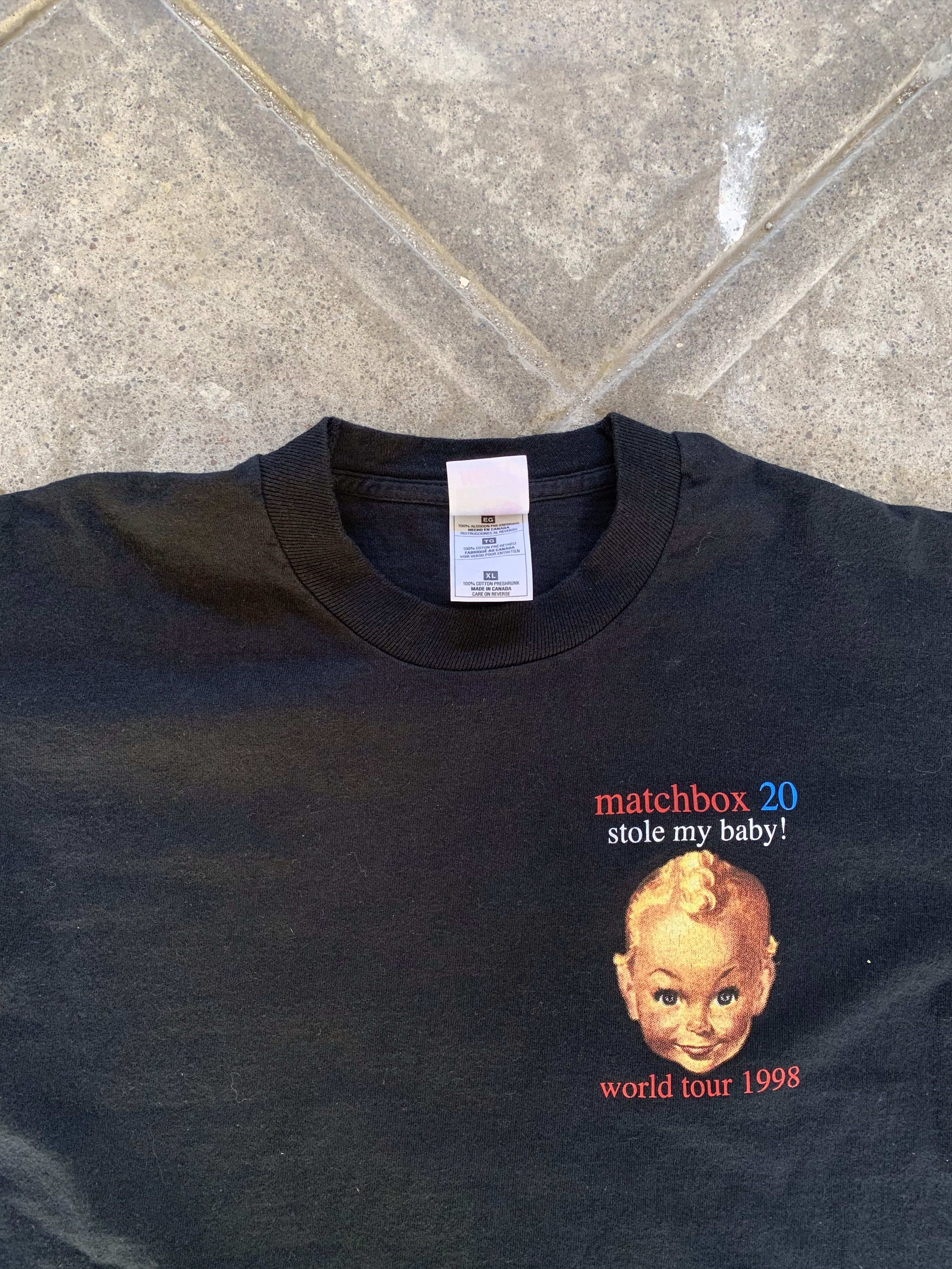 Vintage Vintage 1998 MatchBox Twenty Stole My Baby Tour Size US XL / EU 56 / 4 - 1 Thumbnail
