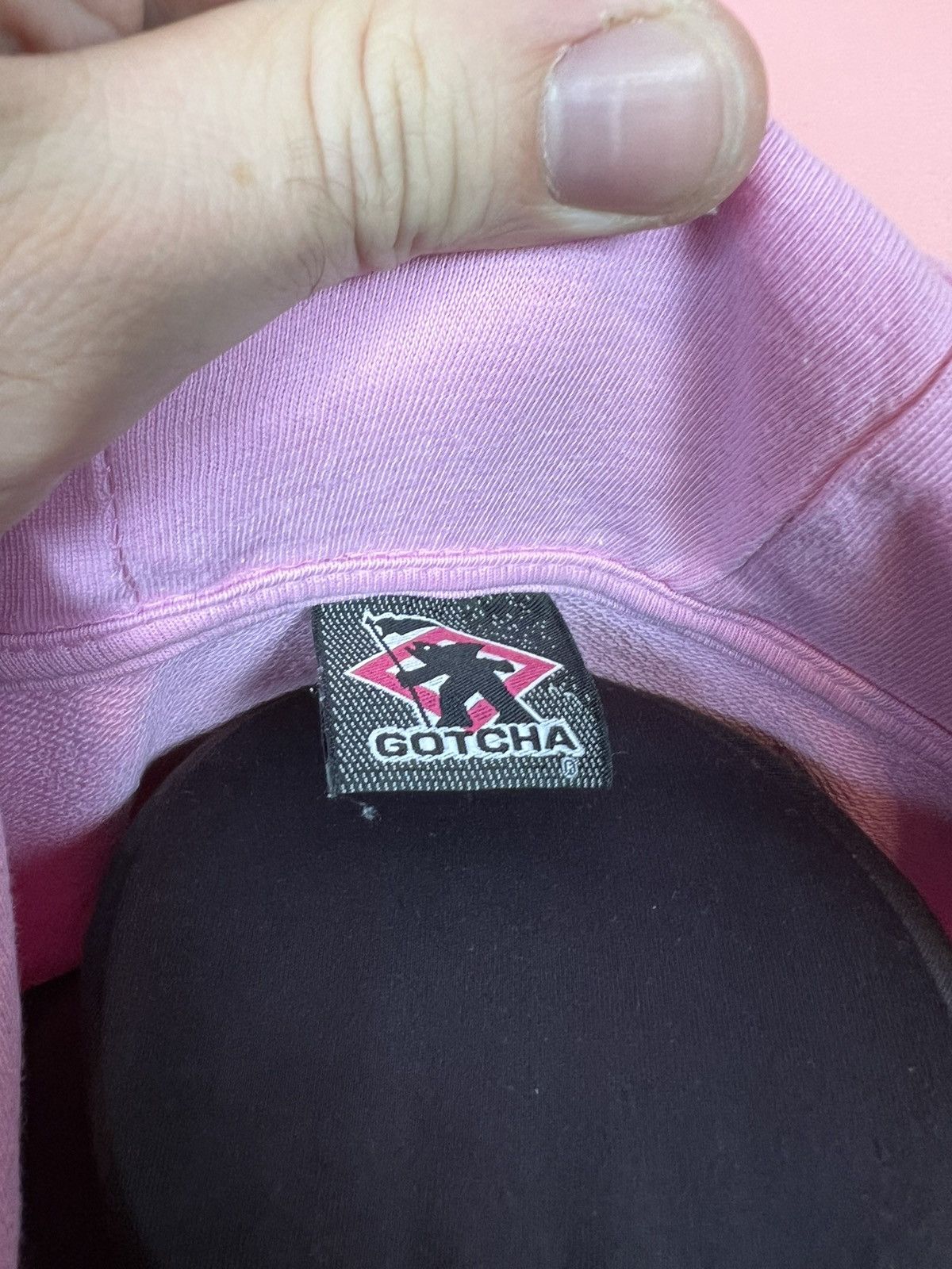 Gotcha Gotcha streetwear hoodie pink hype printed Size US L / EU 52-54 / 3 - 6 Thumbnail
