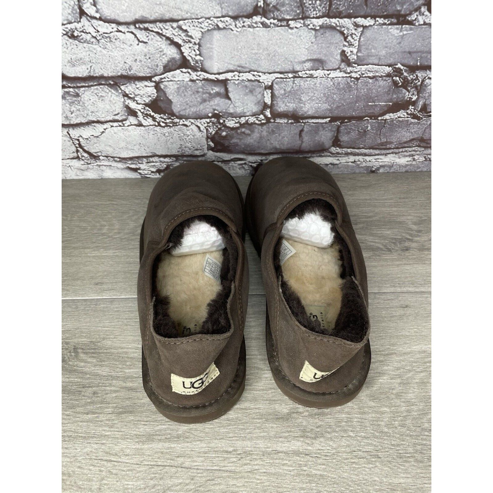 Ugg UGG Kenton Brown Suede Fur Collapsible Slippers Shoes Men Sz Size US 11 / EU 44 - 5 Thumbnail