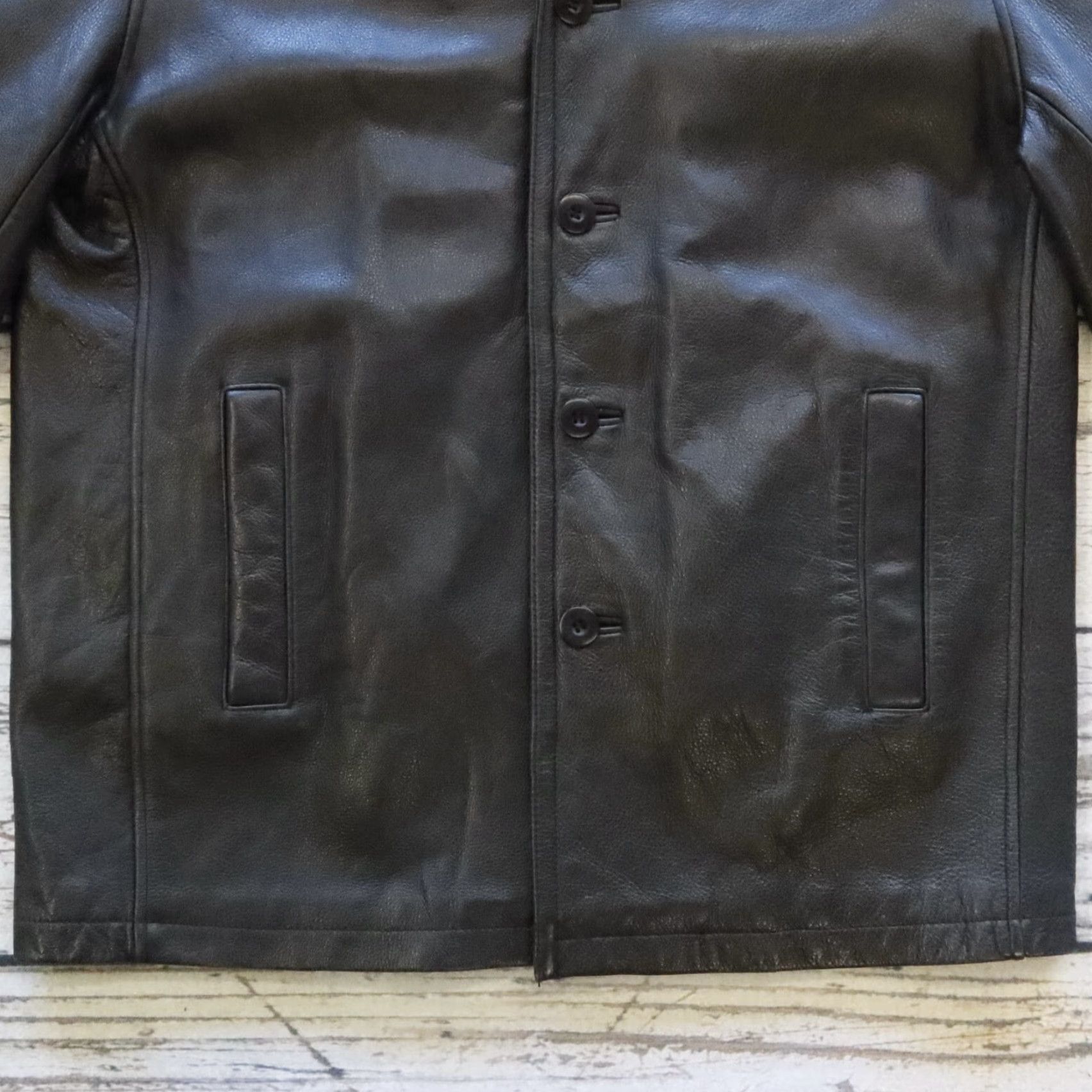Vintage Vintage Wilsons Leather Jacket M Julian Leather Size L Black Parka Mens Size US L / EU 52-54 / 3 - 3 Thumbnail