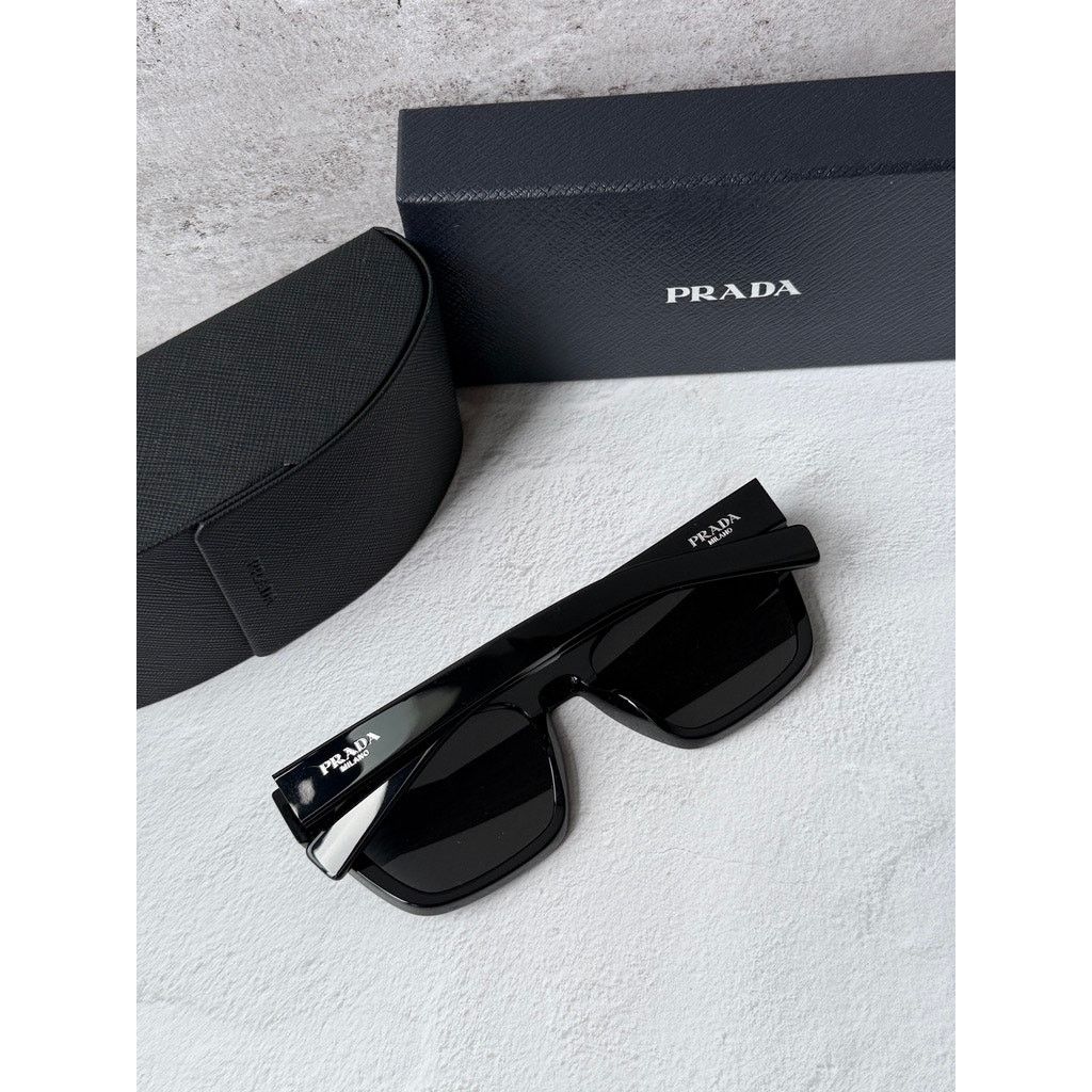 Prada NEW Prada PR C03S Sunglasses in Black $489 Size ONE SIZE - 3 Thumbnail