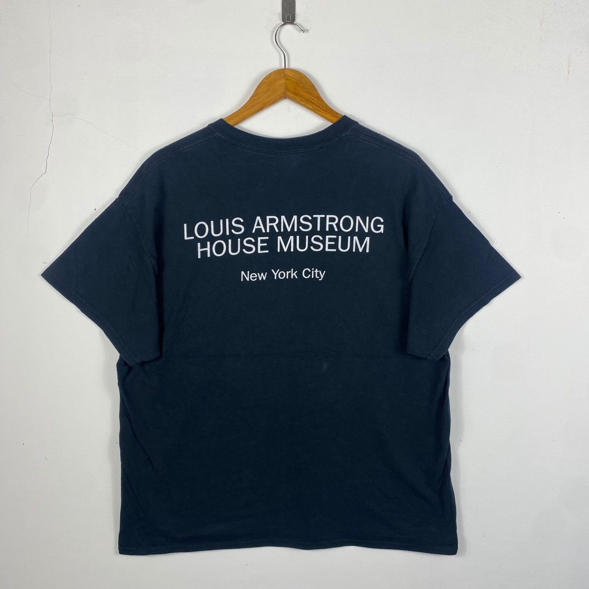 Band Tees Vintage LOUIS ARMSTRONG House Museum New York City Tee Shirt Size US XL / EU 56 / 4 - 5 Thumbnail