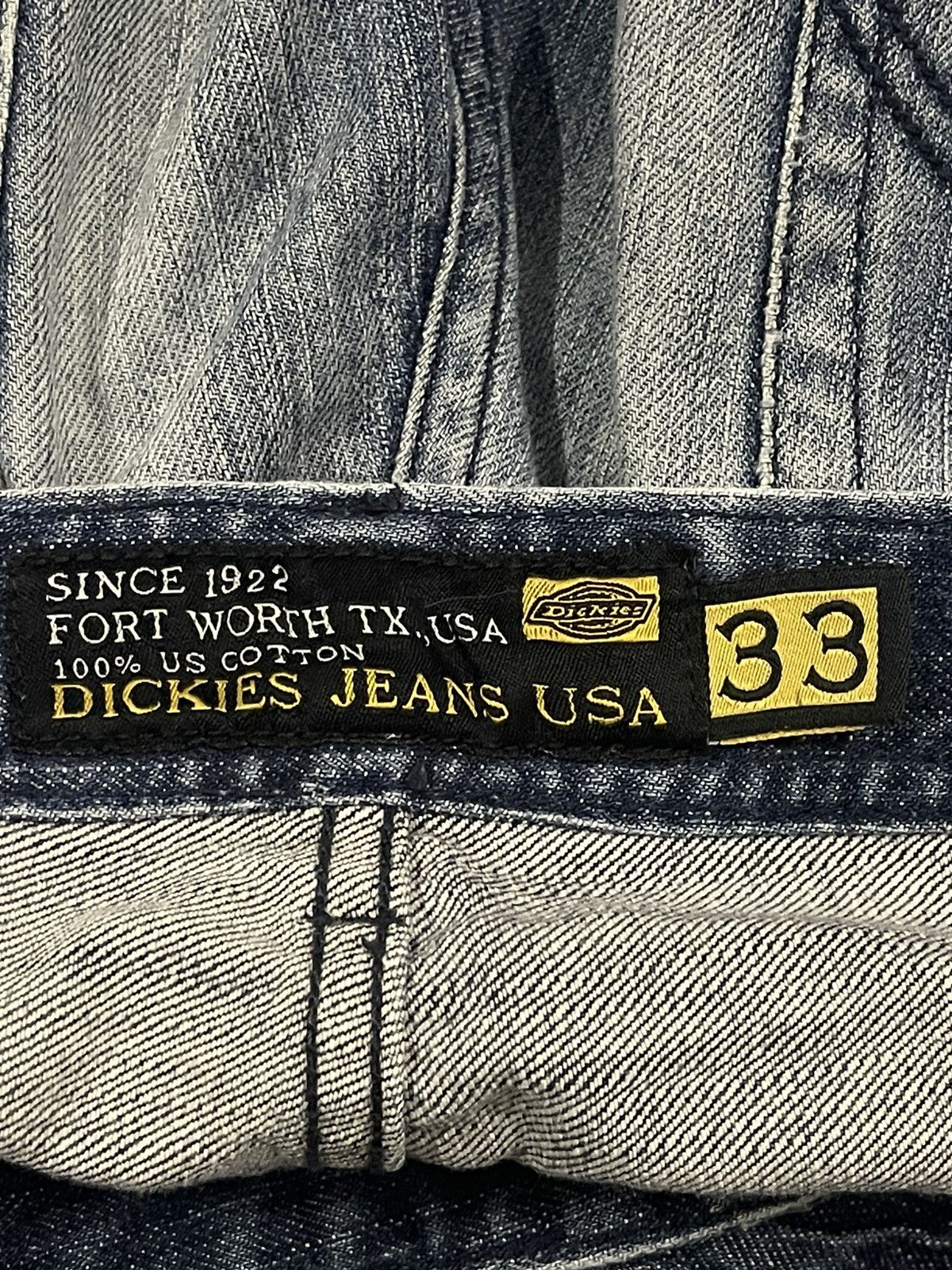 Dickies Vintage Usa Dickies Classic Blue Wash Style Jeans Size US 33 - 7 Thumbnail