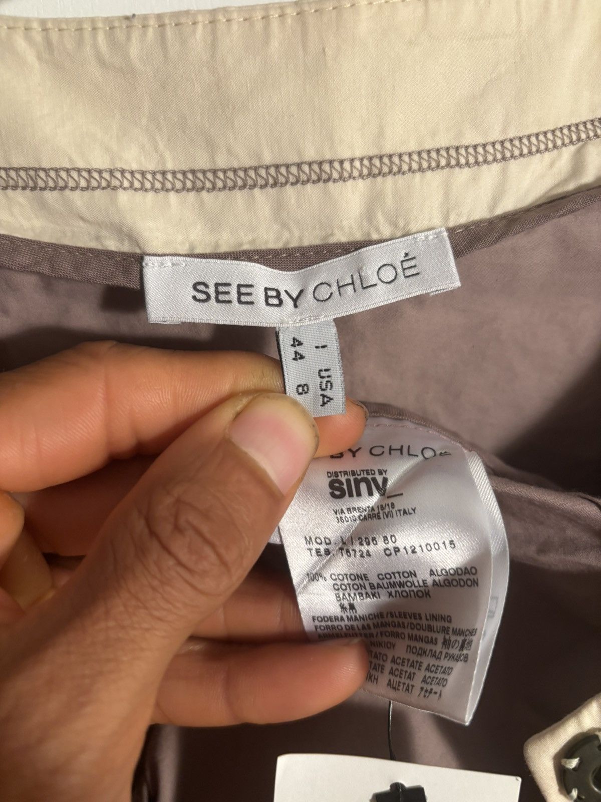See by Chloe See by chloe two piece dress inner sz 10 outer sz 8 Size L / US 10 / IT 46 - 7 Thumbnail