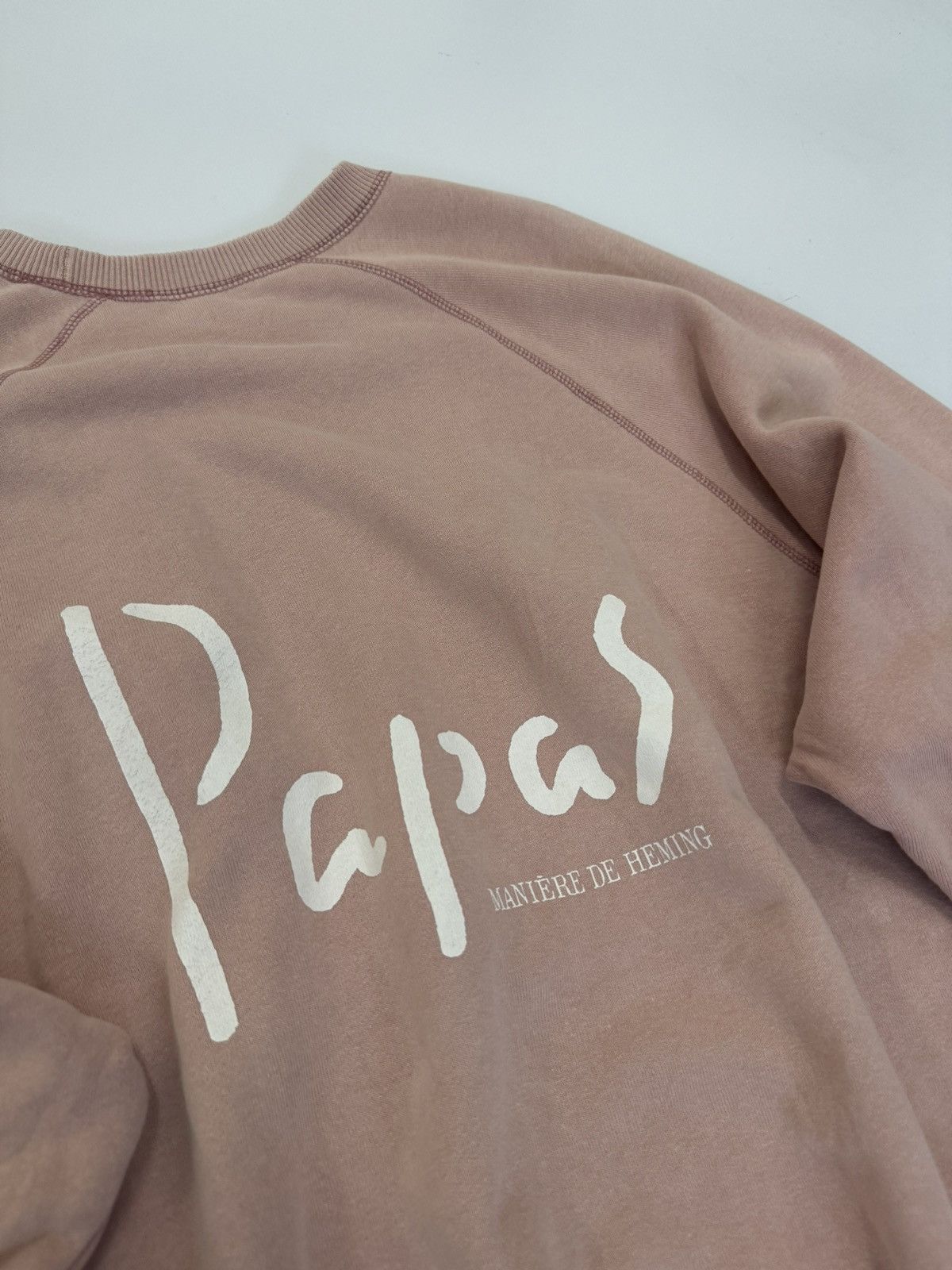 Japanese Brand 🔥 PAPAS MANIERE DE HEMING JAPAN SPELLOUT BIGLOGO SWEATSHIRT Size US L / EU 52-54 / 3 - 12 Thumbnail