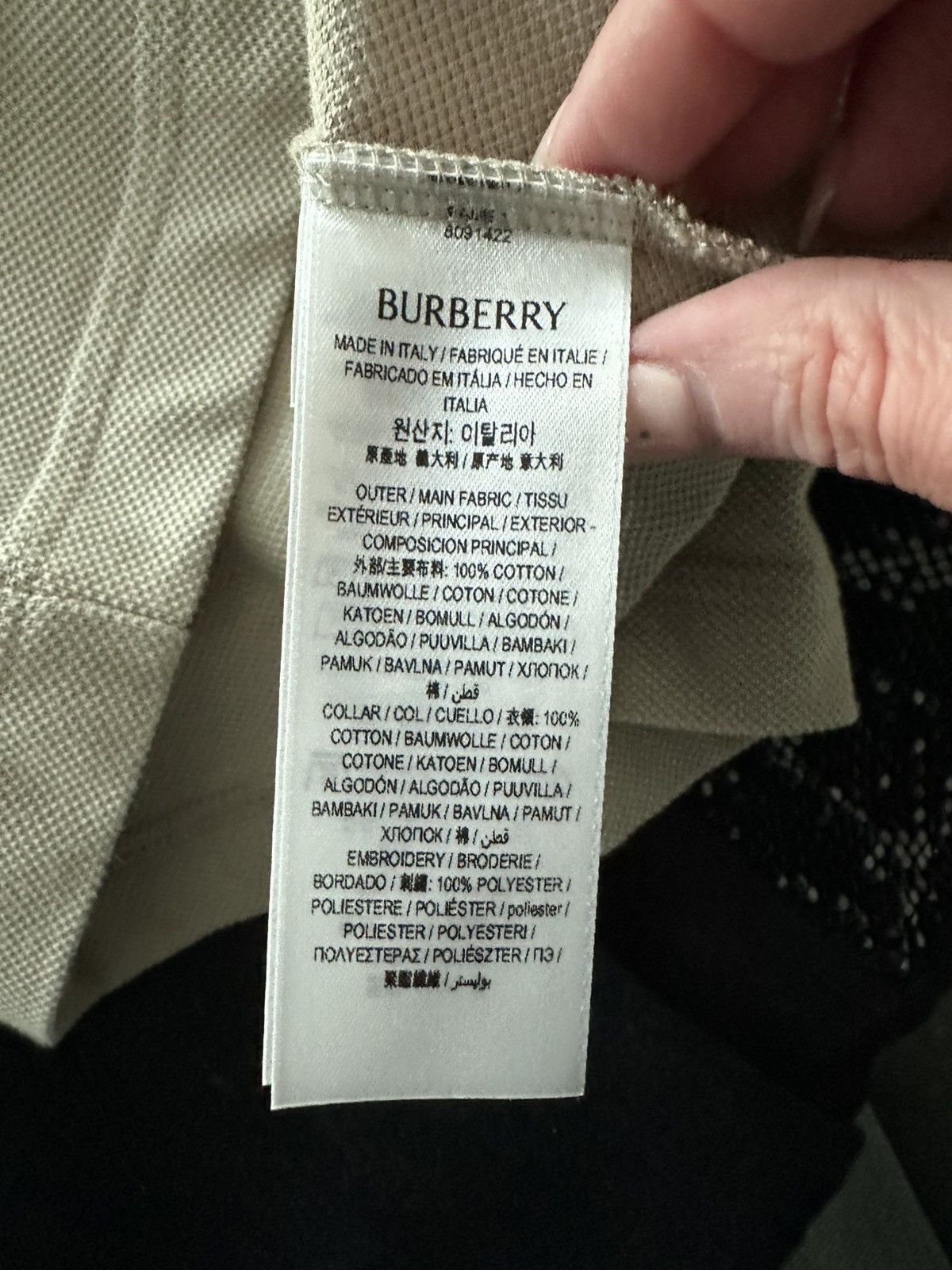 Burberry Burberry Men’s Polo Tshirt Size US S / EU 44-46 / 1 - 11 Thumbnail