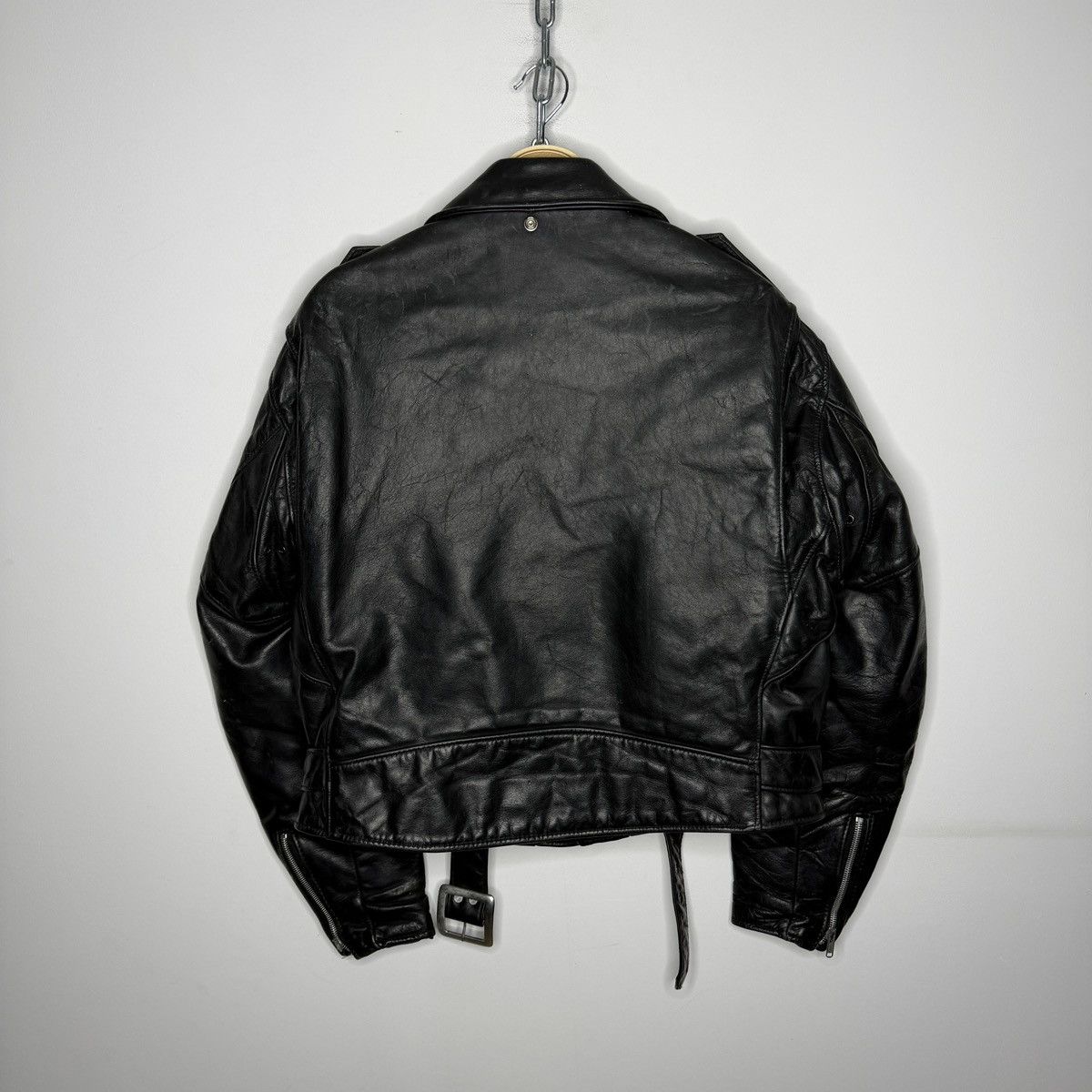 Schott Vintage Perfecto Leather Jacket Ramones Biker Moto