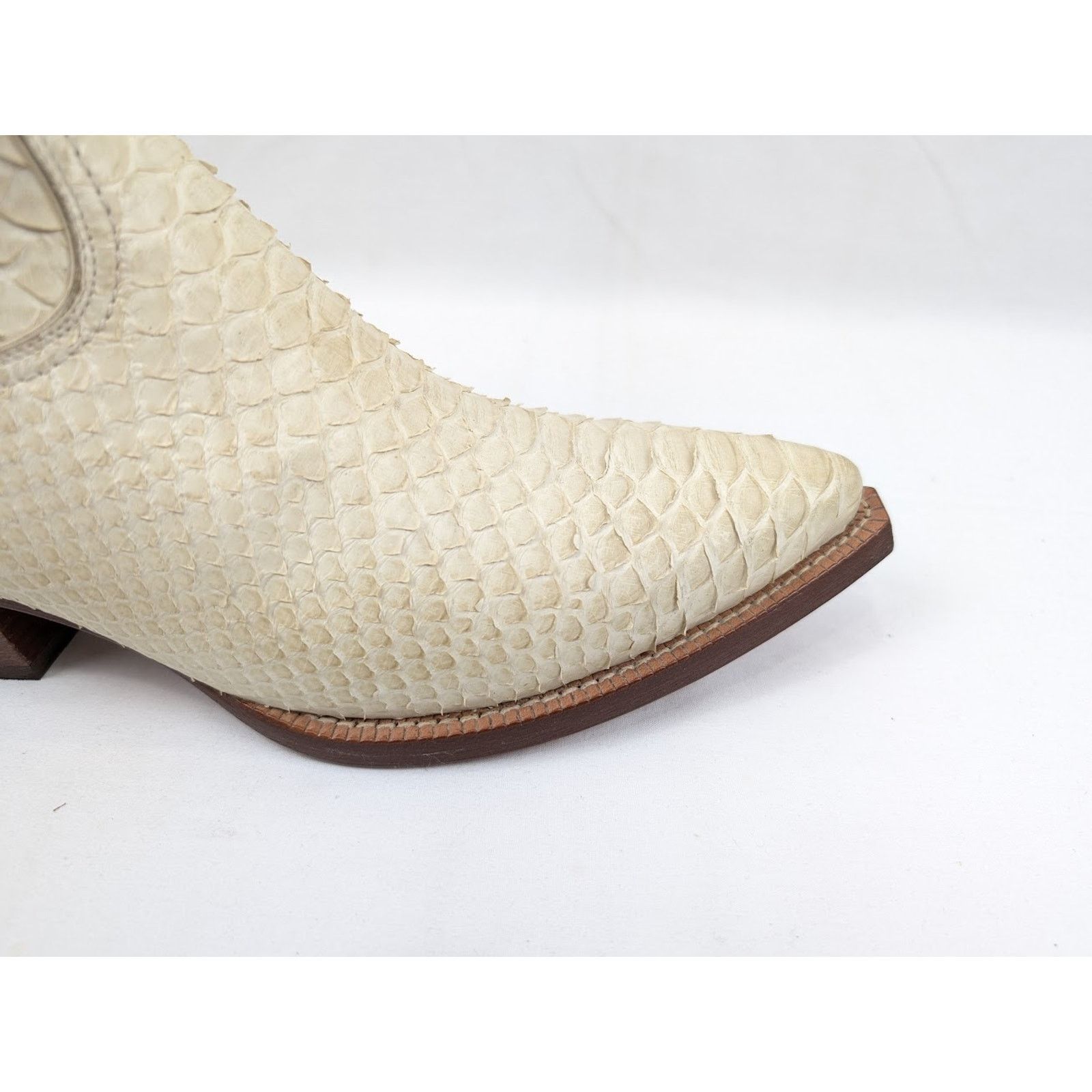 Saint Laurent Paris o1rshd1 Lukas 40 Zip Boots in Cream Size US 9.5 / EU 42-43 - 3 Thumbnail