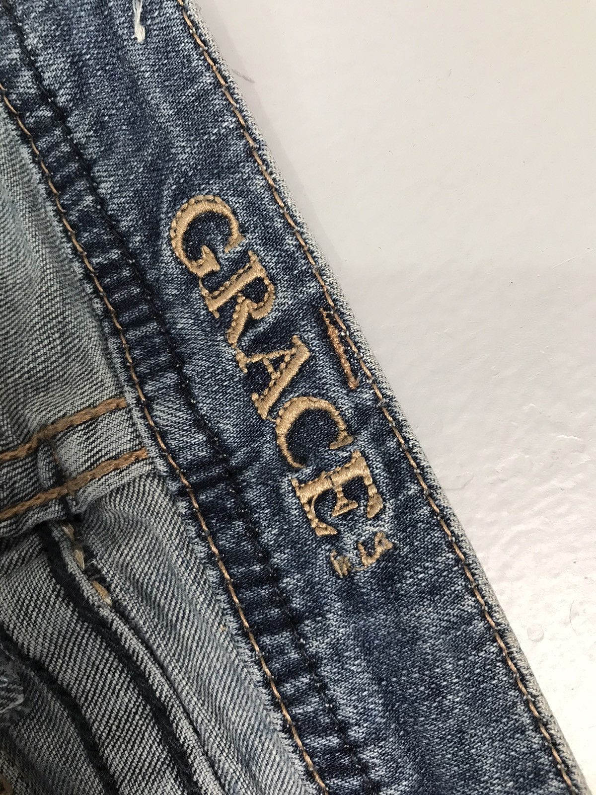 Grace in LA Vintage grace in LA embroidered denim Size 32" / US 10 / IT 46 - 6 Thumbnail