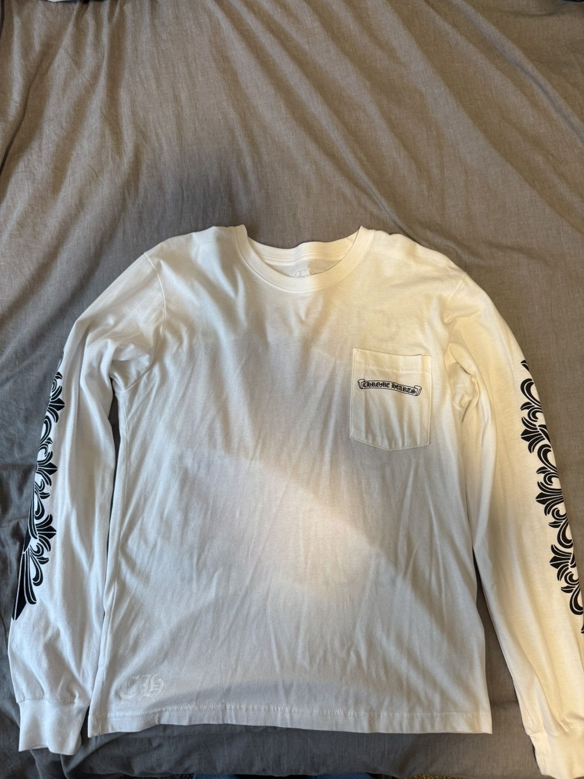 Chrome Hearts Chrome Hearts Eye Chart Dagger Longsleeve T-shirt Size US M / EU 48-50 / 2 - 2 Thumbnail