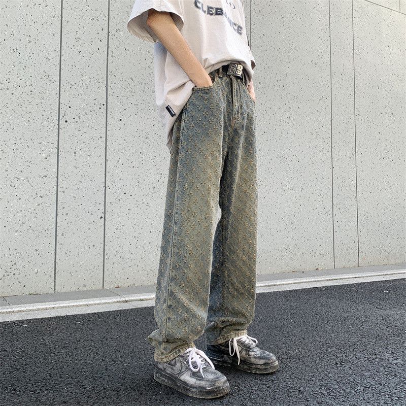 Japanese Brand × Jean Retro hip-hop loose straight leg micro flared jeans Size US 32 / EU 48 - 4 Thumbnail