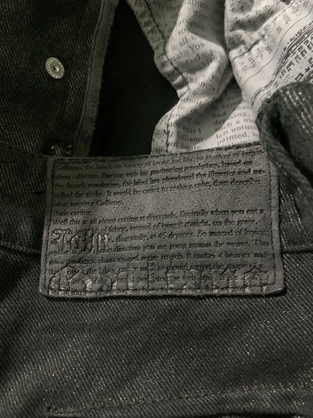 John Galliano John Galliano Denim Skinny Pants Size US 32 / EU 48 - 6 Thumbnail
