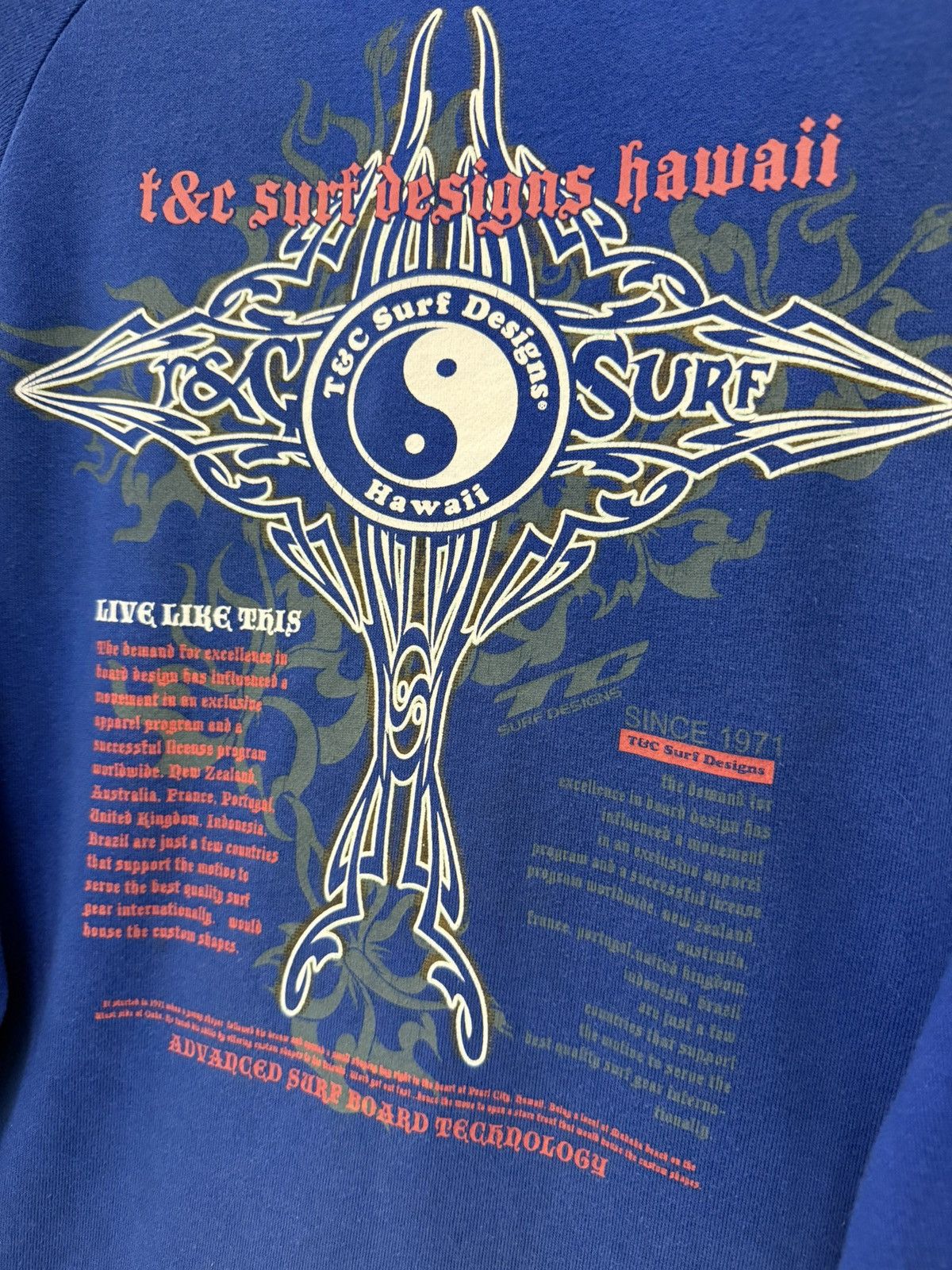 Sun Surf 🔥 SURF🔥 T&C Surf Design Streetwear Hoodie Sweatshirt - L Size US M / EU 48-50 / 2 - 13 Thumbnail