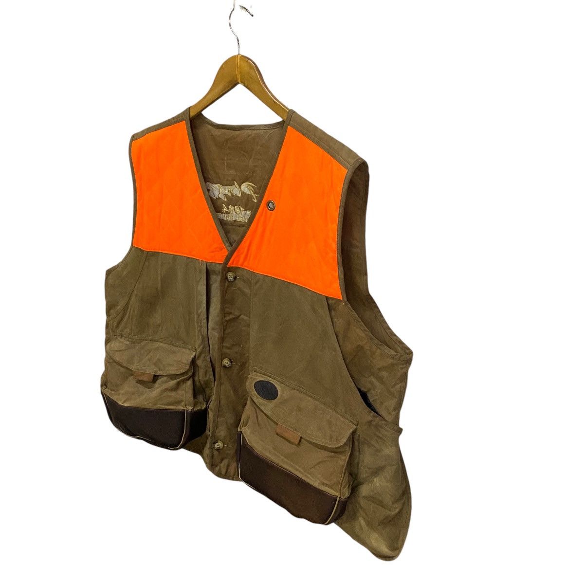 Hunter Cabelas Big Plugger Tin Cloth Seabass Hunting vest Size US XXL / EU 58 / 5 - 3 Thumbnail
