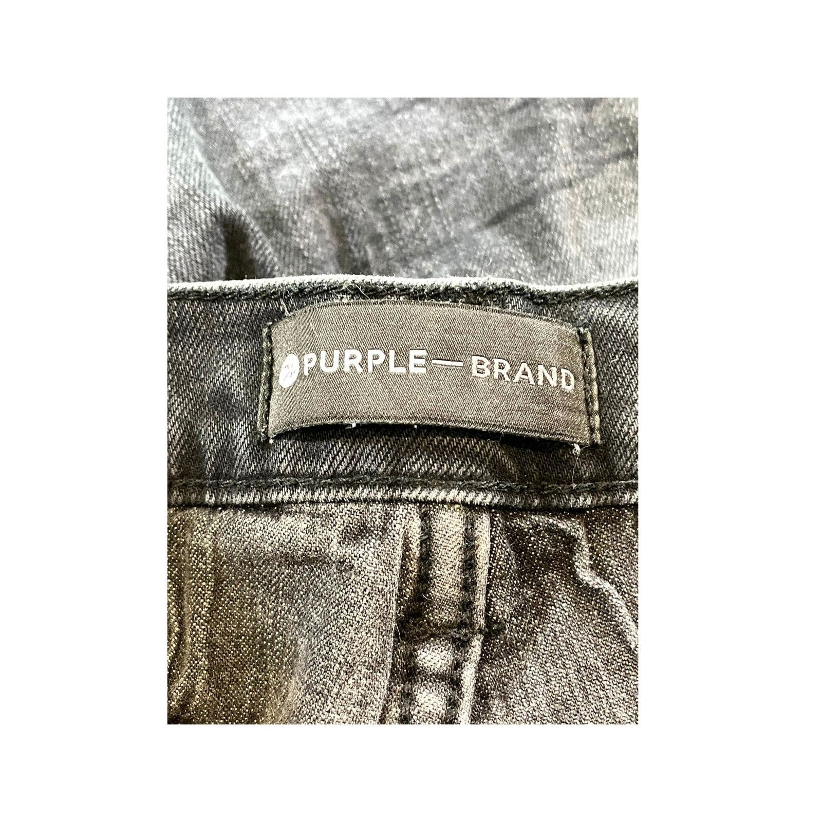 Purple Brand Purple Brand Black Wash Jeans Size US 31 - 5 Thumbnail